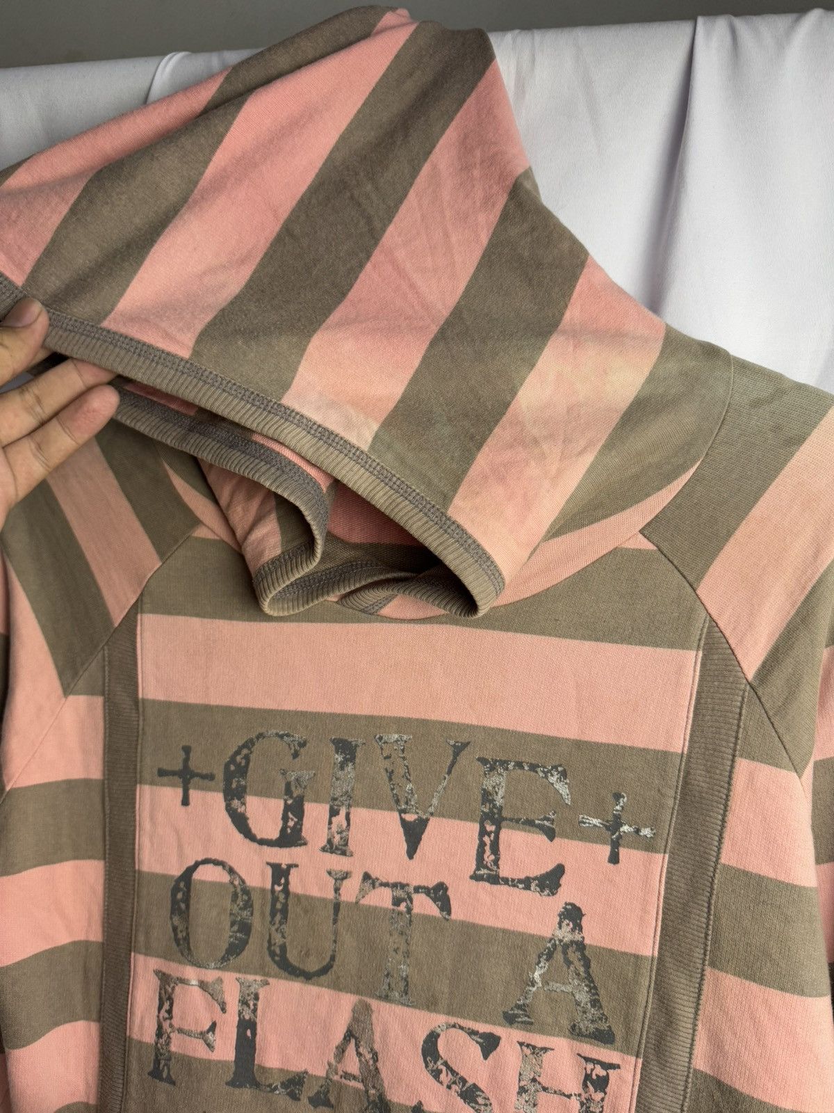 Hysteric Glamour × If Six Was Nine × Japanese Brand Japanese Poem Hoodie Stripe Tbj Lgb ifsix style Size US M / EU 48-50 / 2 - 5 Thumbnail