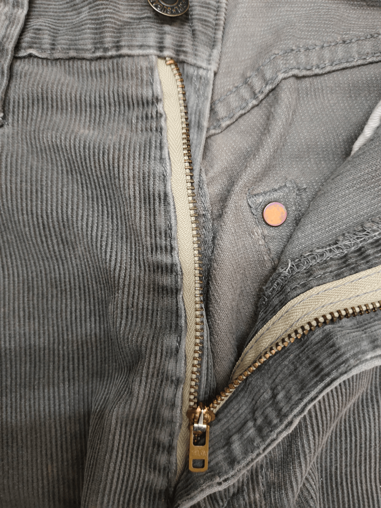 Sugar Cane Vintage 90s Sugarcane Corduroy Denim Pants Toyo Enterprise Size US 31 - 16 Thumbnail