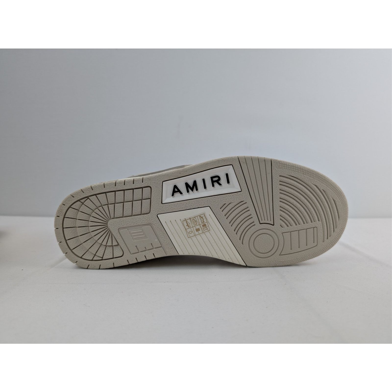 Amiri o1rshd1 Q:2 / Skelton Hi-Top Sneakers in Beige Size US 10 / EU 43 - 11 Thumbnail