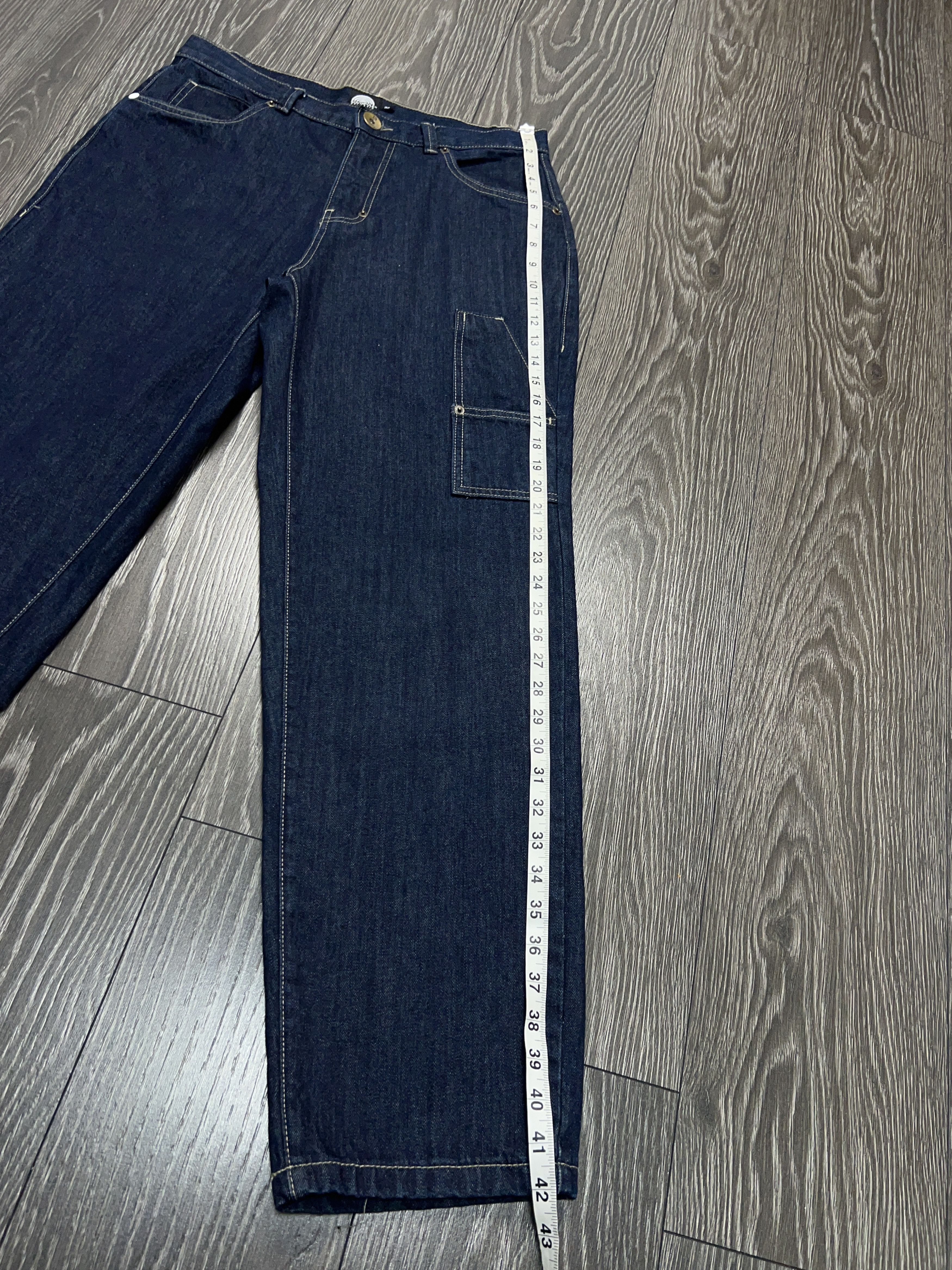 Southpole Mens Script Denim Jeans Pants Big Logo Embroidery Size 32 Size US 32 / EU 48 - 8 Thumbnail