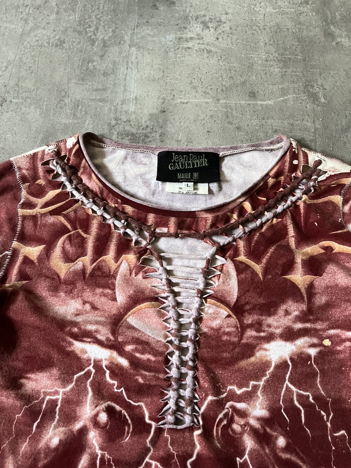 Jean Paul Gaultier Jean Paul Gaultier SS01 Satan longsleeve Size US M / EU 48-50 / 2 - 7 Thumbnail