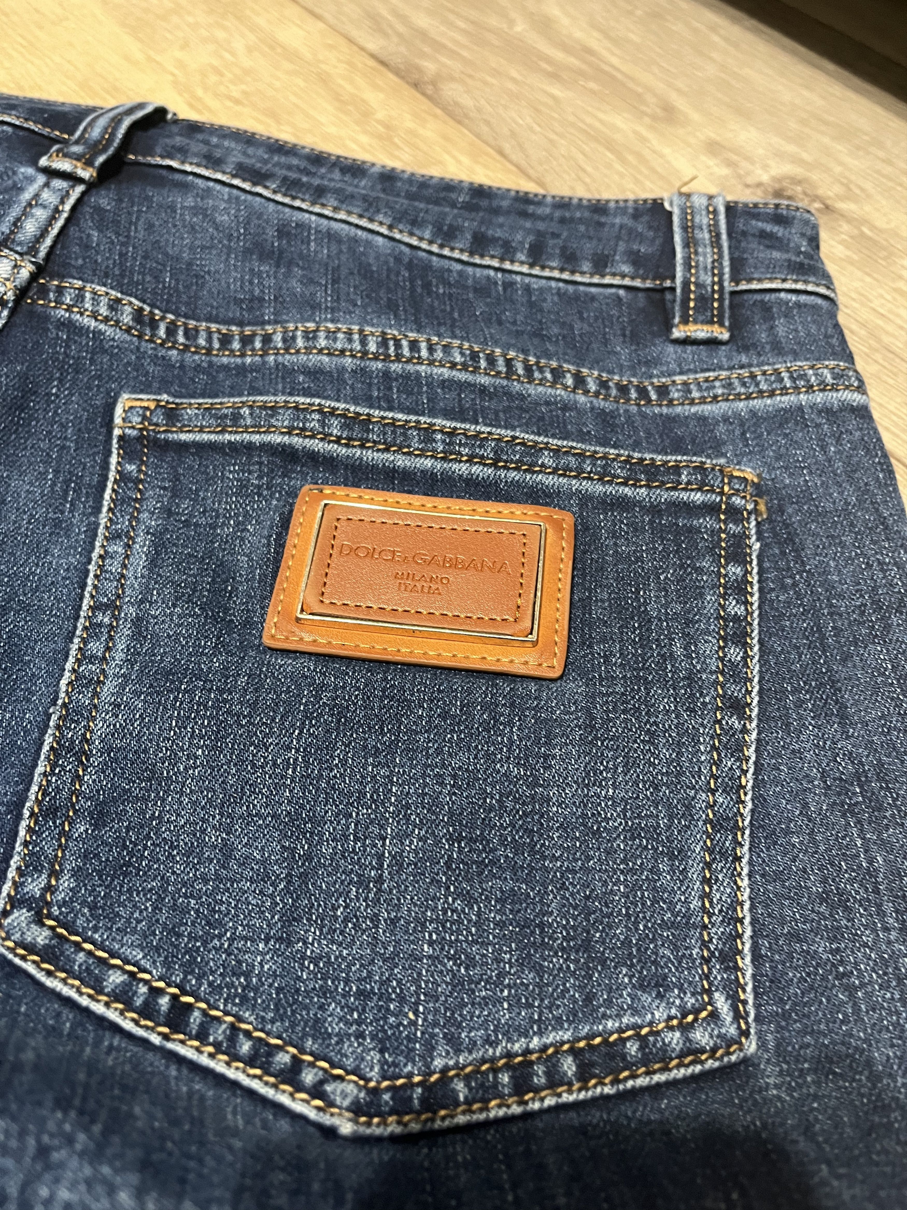 Dolce & Gabbana Dolce & Gabbana Slim Fit Dark Indigo Jeans DG21229 Size US 33 - 9 Thumbnail