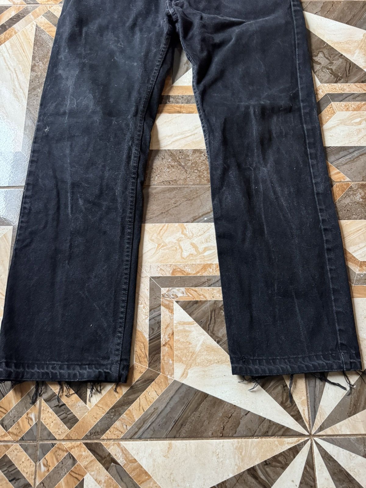 Levi's Levi 505 black denim Size US 34 / EU 50 - 2 Thumbnail