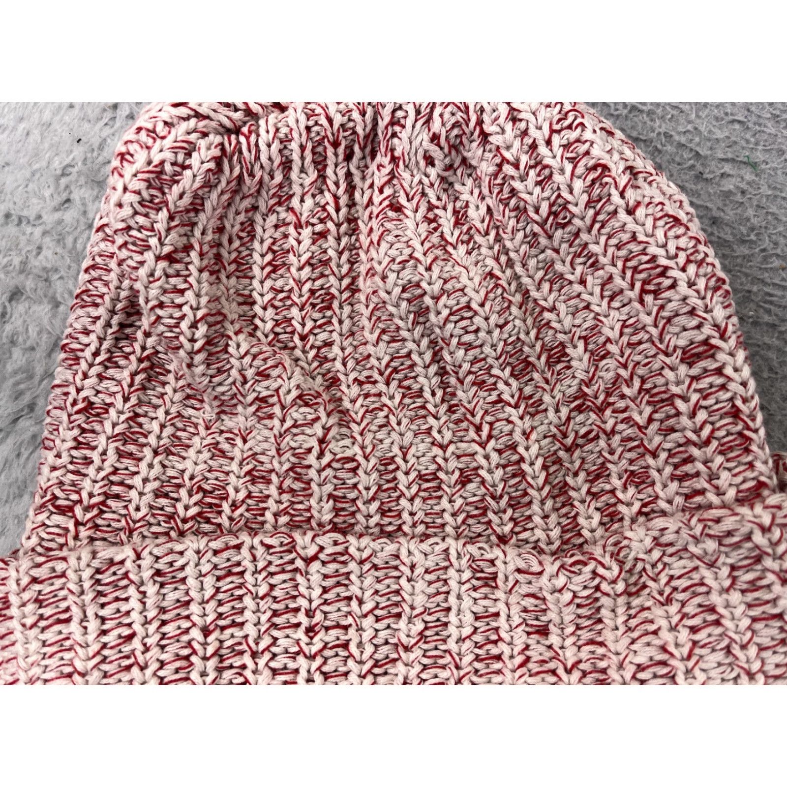 Vintage Unbranded Beanie Hat Adult One Size Red Knit Acrylic Beanie Ski Style Unisex Adults Winter Men Women Size ONE SIZE - 2 Thumbnail