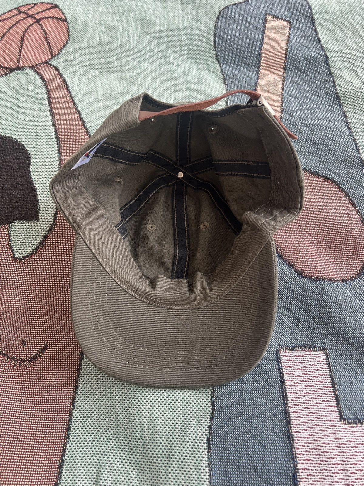 Vintage Vintage Black Leather Strapback Hat Size ONE SIZE - 3 Thumbnail
