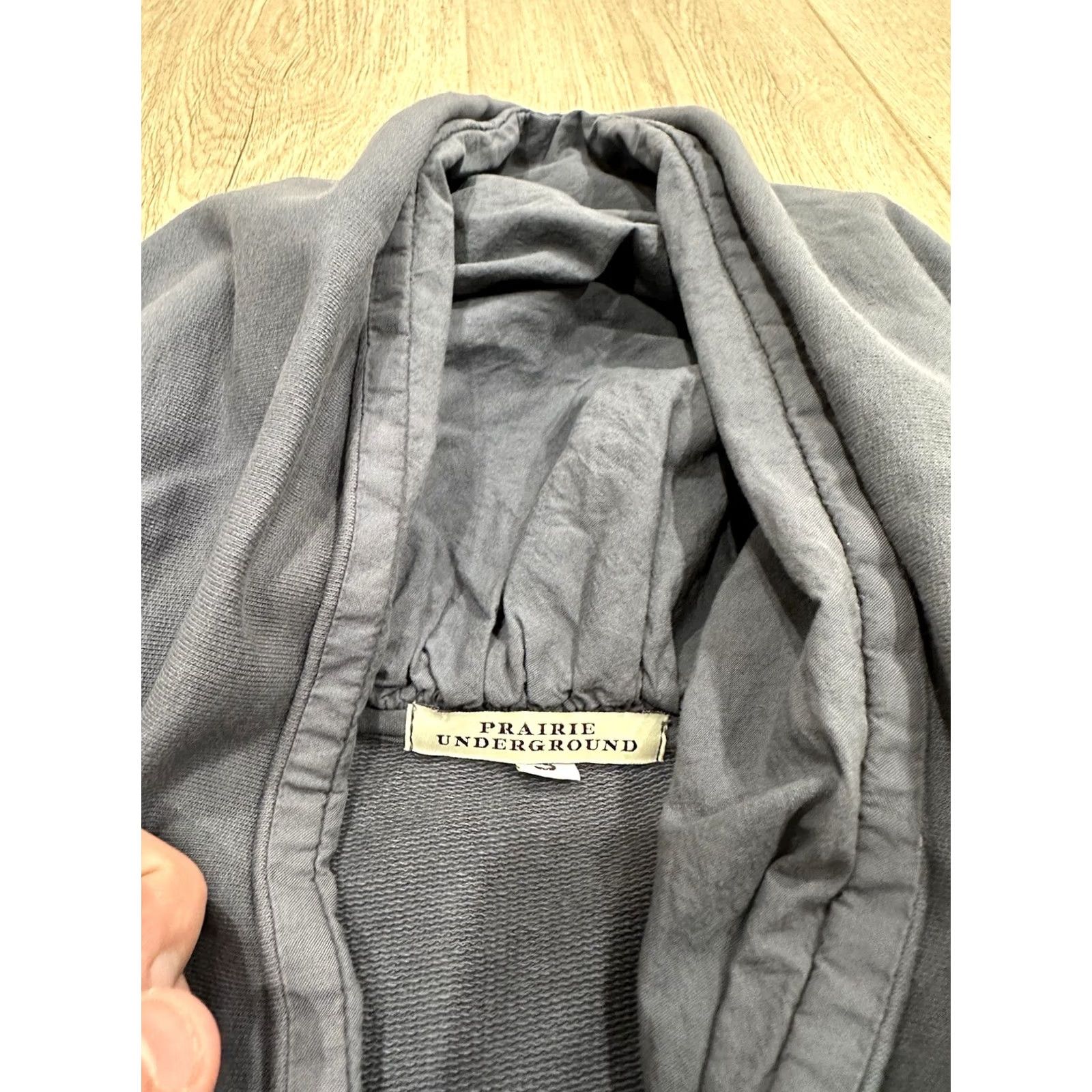 Vintage VINTAGE Prairie Underground Cloak Hoodie Jacket Blue Size S Long Sleeve Casual Size S / US 4 / IT 40 - 5 Thumbnail