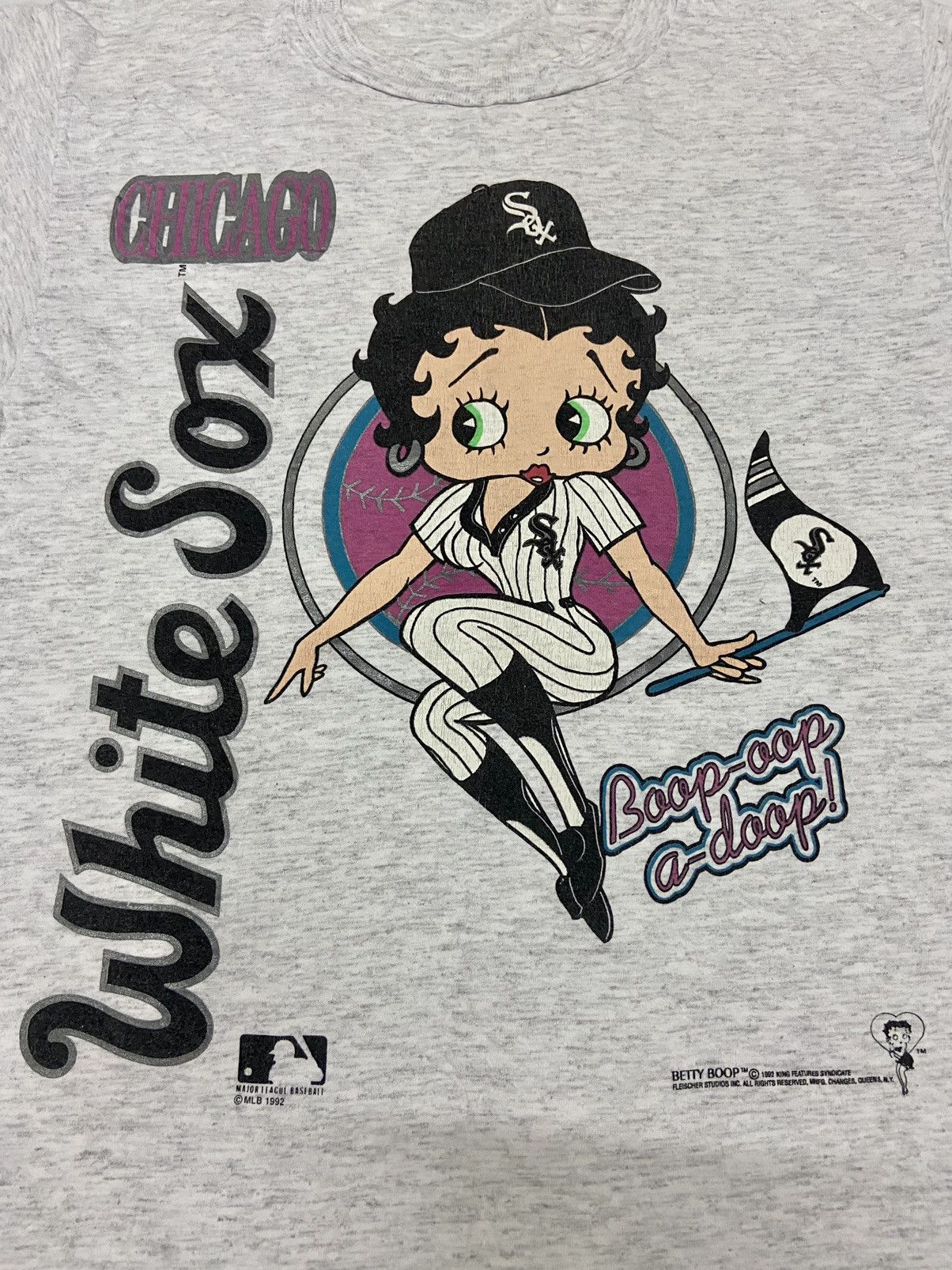 Vintage VINTAGE BETTY BOOP x WHITE SOX TEE Size US M / EU 48-50 / 2 - 8 Thumbnail