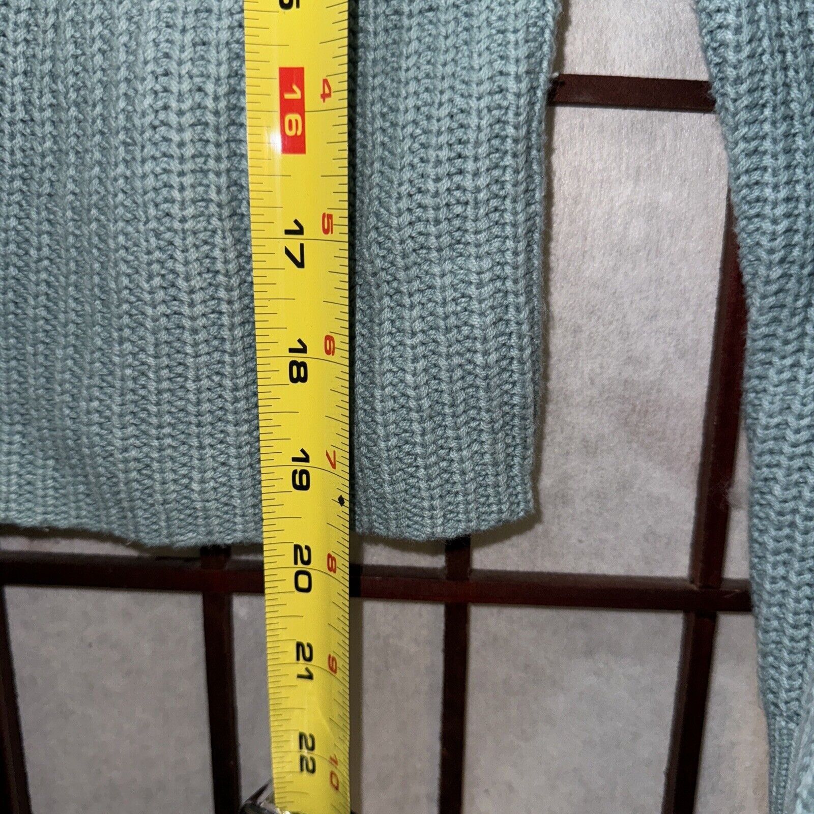 Other Justice Top Turquoise Ombre Sz 12 Pullover Chunky Cable Knit Size XL / US 12-14 / IT 48-50 - 9 Thumbnail