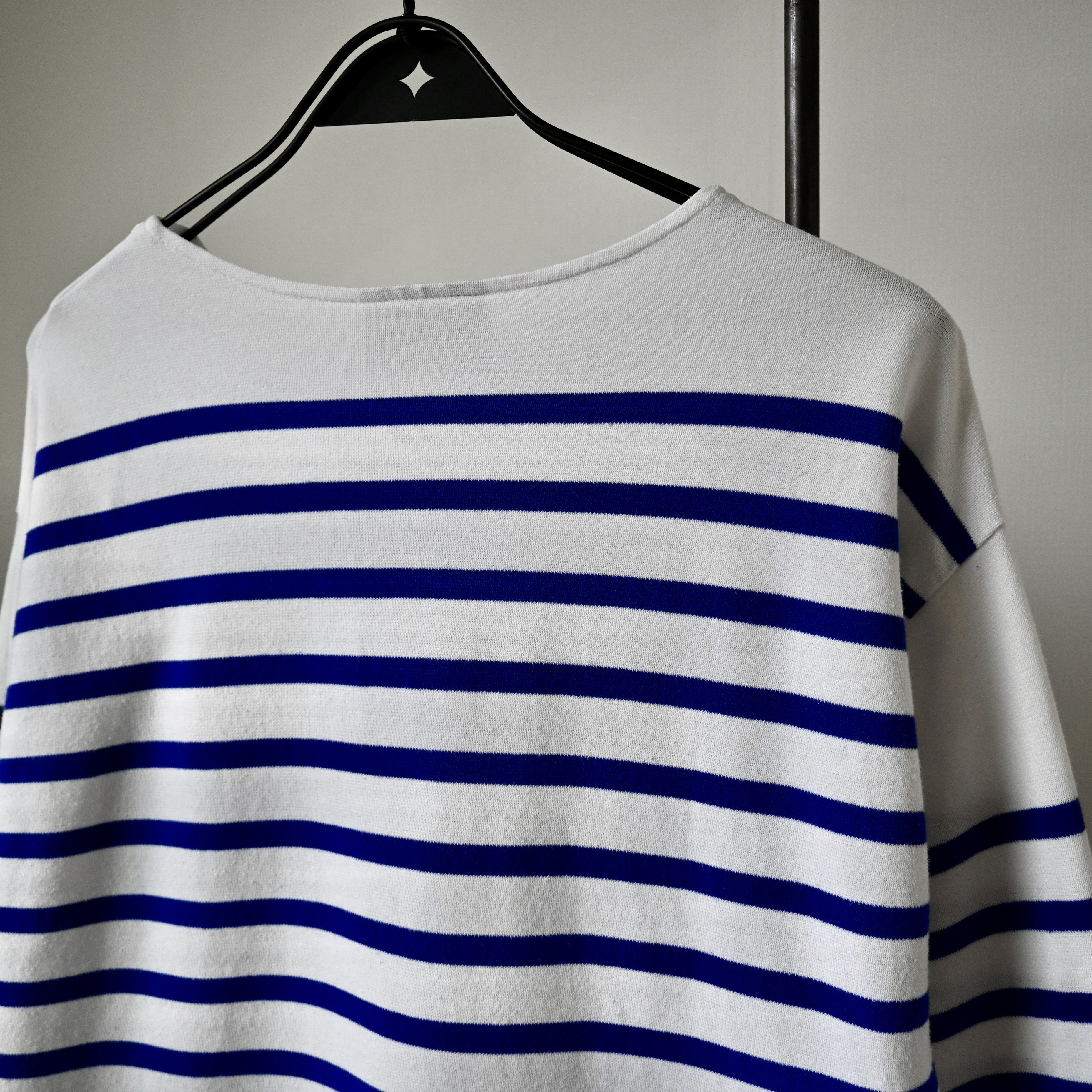 Vintage VTG 1990s Le Minor cotton sailor shirt, striped, T.5/XXL Size US XXL / EU 58 / 5 - 3 Thumbnail