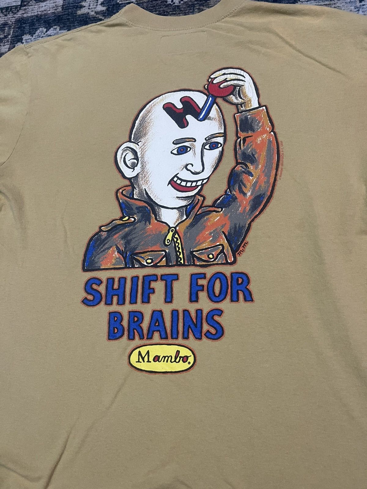 Mambo × Vintage 🔥HOT🔥VINTAGE 90S MAMBO SHIFT FOR BRAINS BACKHIT VERY RARE Size US S / EU 44-46 / 1 - 3 Thumbnail