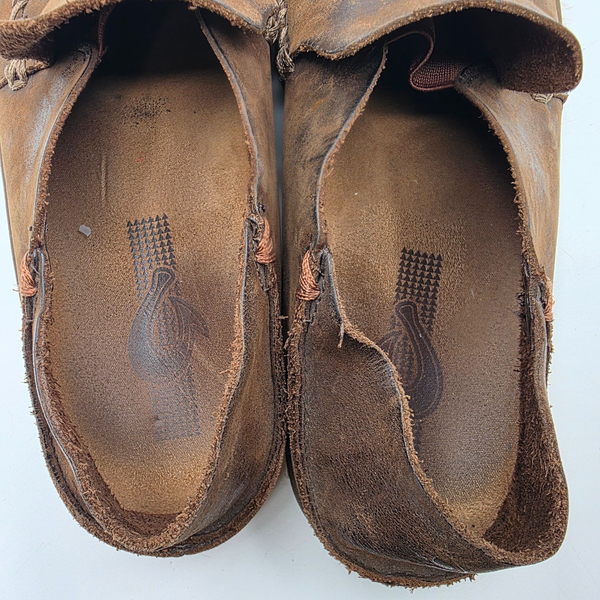 Olukai Olukai Akahai Mens Size 9 Brown Shoes Leather Casual Slip On Size US 9 / EU 42 - 9 Thumbnail