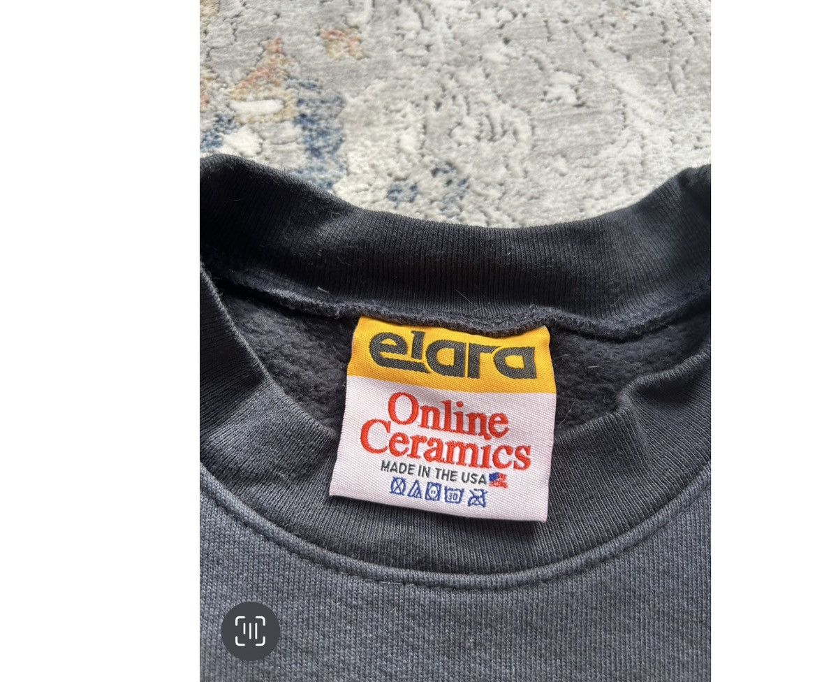 Elara × Online Ceramics ELARA x ONLINE CERAMICS Crewneck Size US M / EU 48-50 / 2 - 2 Thumbnail