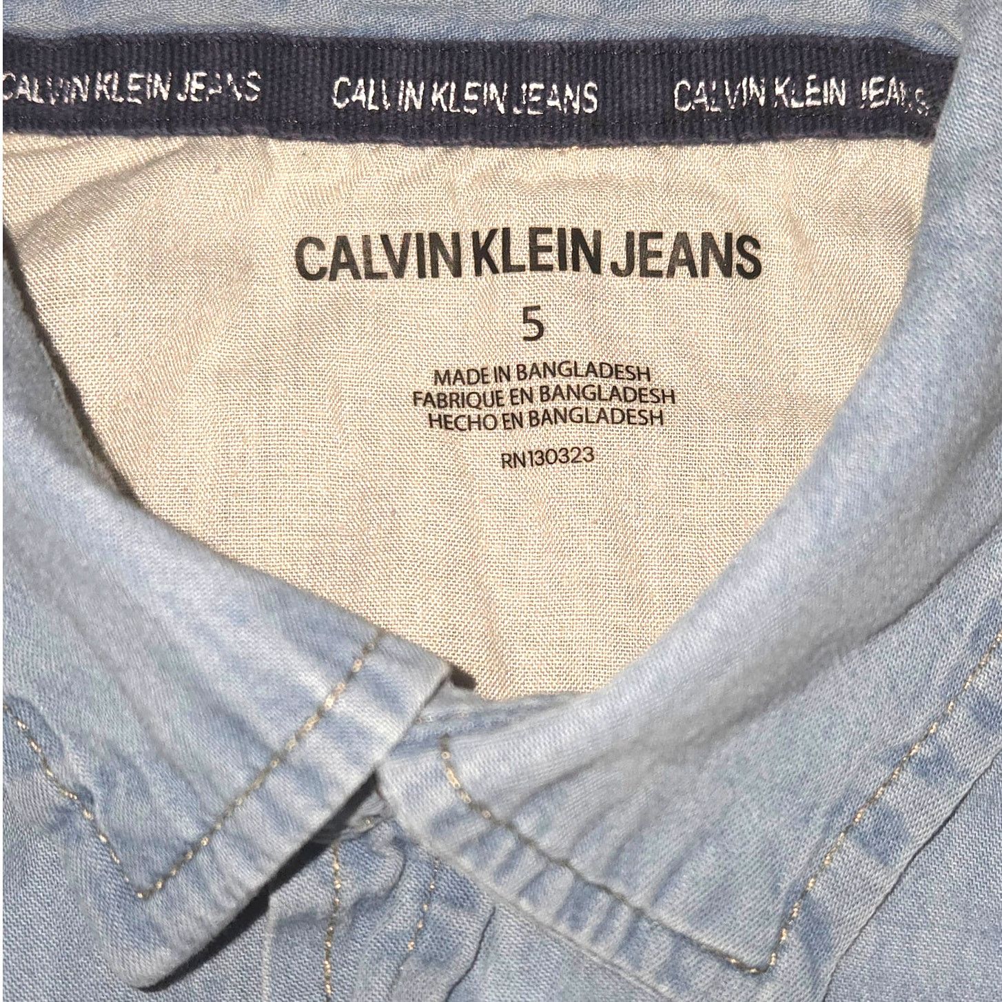 Calvin Klein Chic Calvin Klein Women's Denim Button-Up Shirt - Size Small Size S / US 4 / IT 40 - 4 Thumbnail