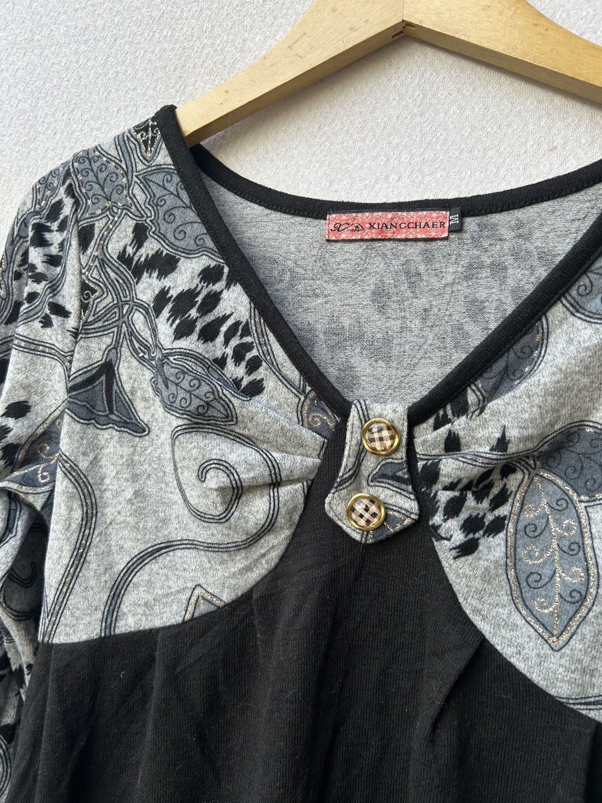 Japanese Brand × Vintage Gothic Knitwear Xiangchaer Japanese Style Size US M / EU 48-50 / 2 - 3 Thumbnail