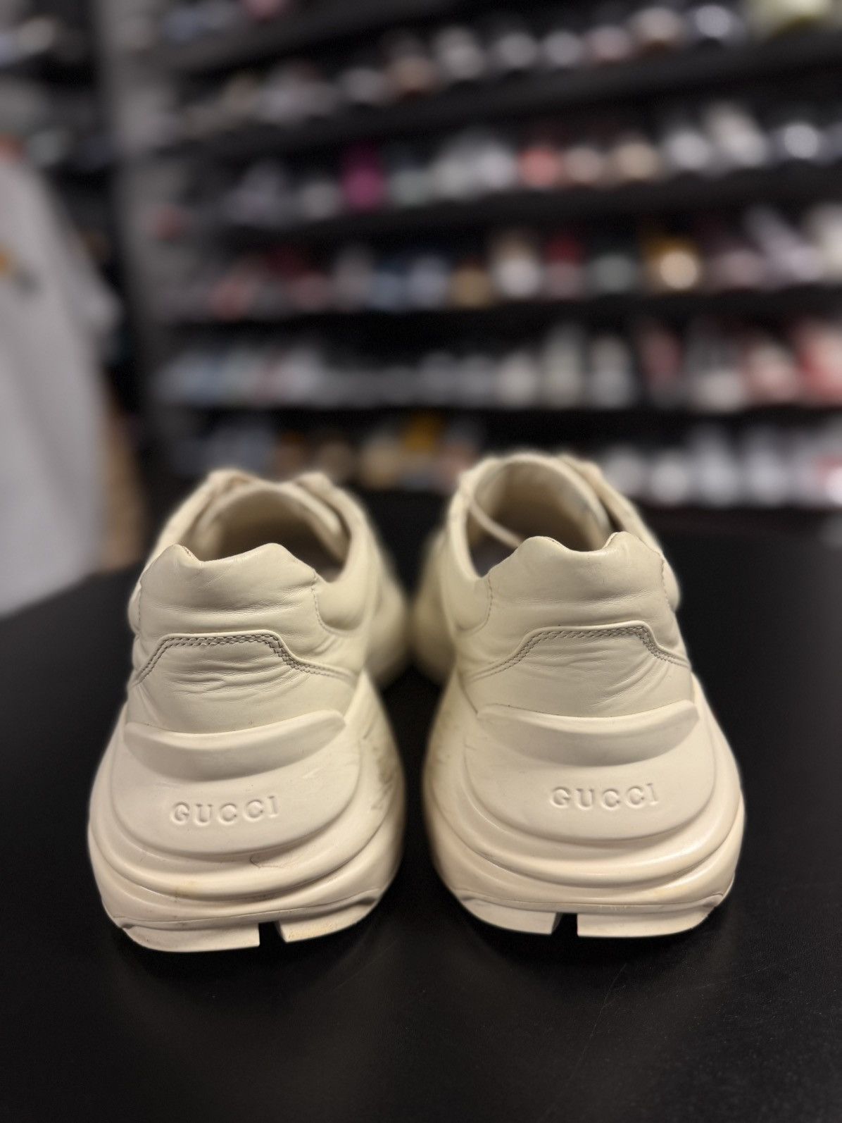 Gucci Gucci Classic Logo Rhyton Sneakers Size 8.5G/9M Size US 8.5 / EU 41-42 - 8 Thumbnail
