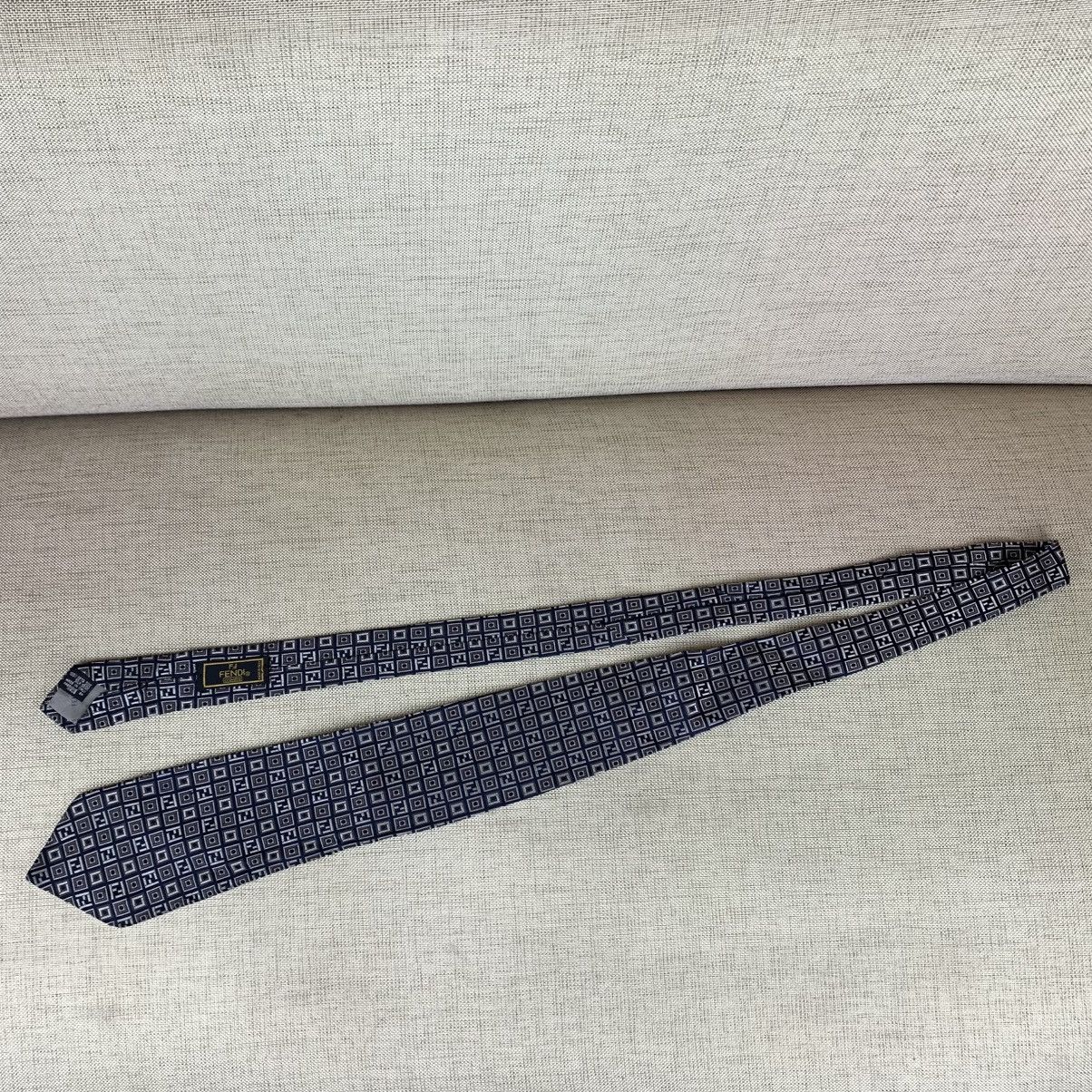 Fendi × Vintage Fendi Monogram Vintage Tie Caravate Size ONE SIZE - 2 Thumbnail