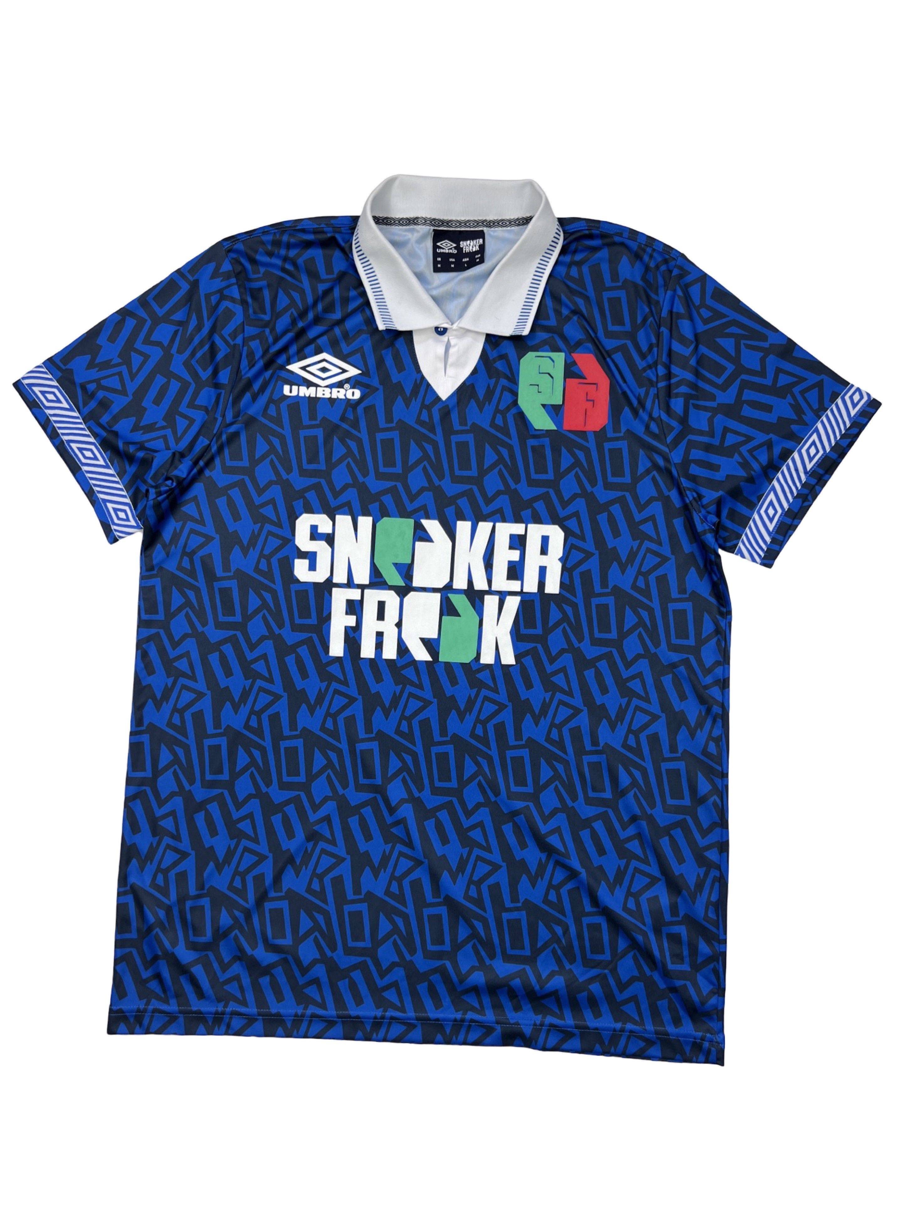 Umbro Rare Umbro Sneaker Freak Printed Jersey Shirt Blokecore Size US M / EU 48-50 / 2 - 1 Thumbnail