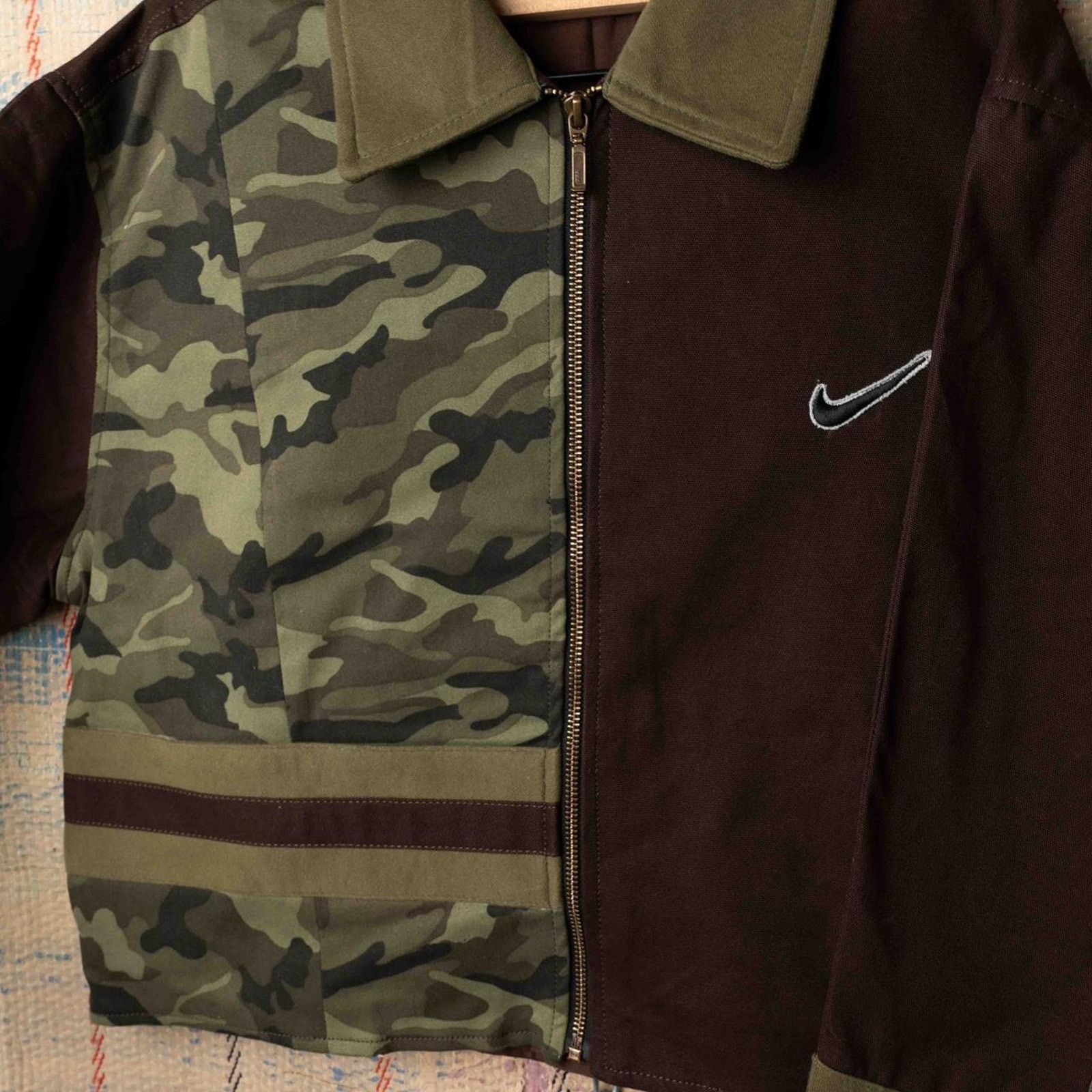 Nike Custom upcycled cropped nike jacket medium Size US M / EU 48-50 / 2 - 3 Thumbnail