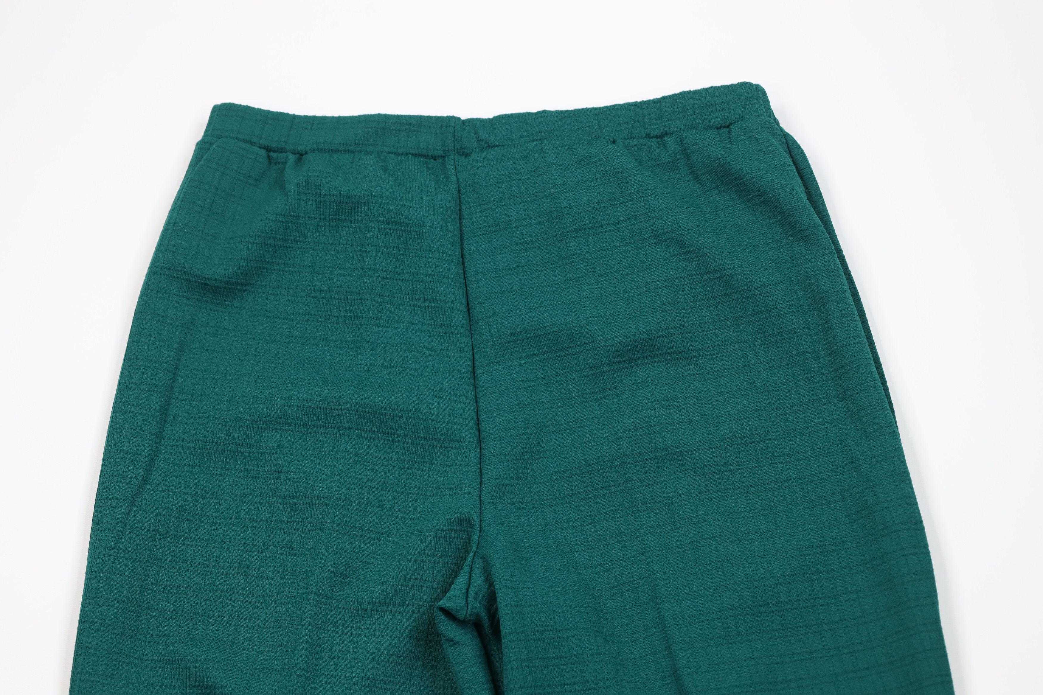 Vintage Vintage 70s Streetwear Knit Bell Bottoms Pants Green USA Size 38" / US 16 / IT 52 - 9 Thumbnail