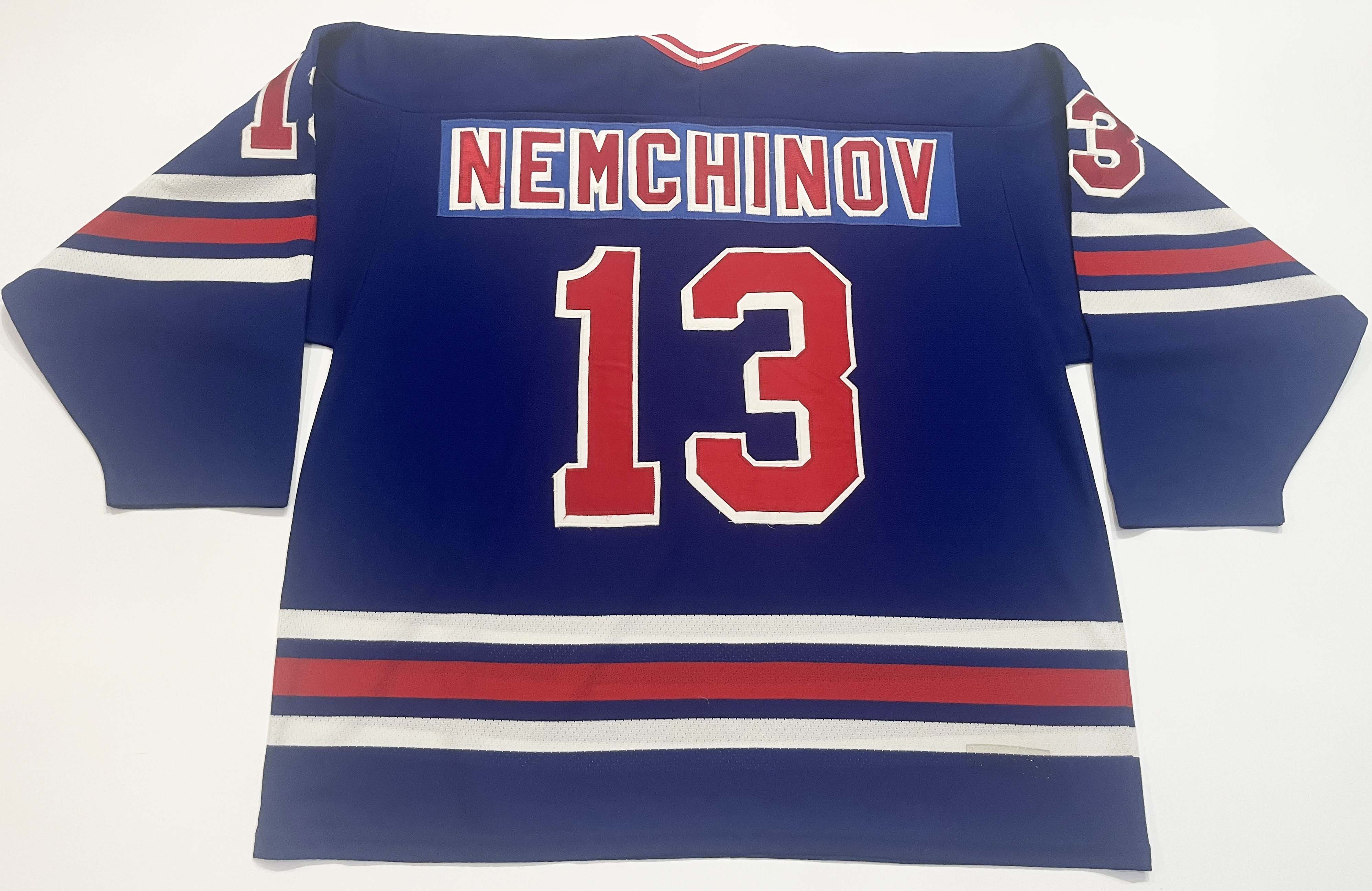 Ccm Vintage CCM New York Rangers NEMCHINOV #13 NHL Hockey Jersey Size US XL / EU 56 / 4 - 1 Thumbnail