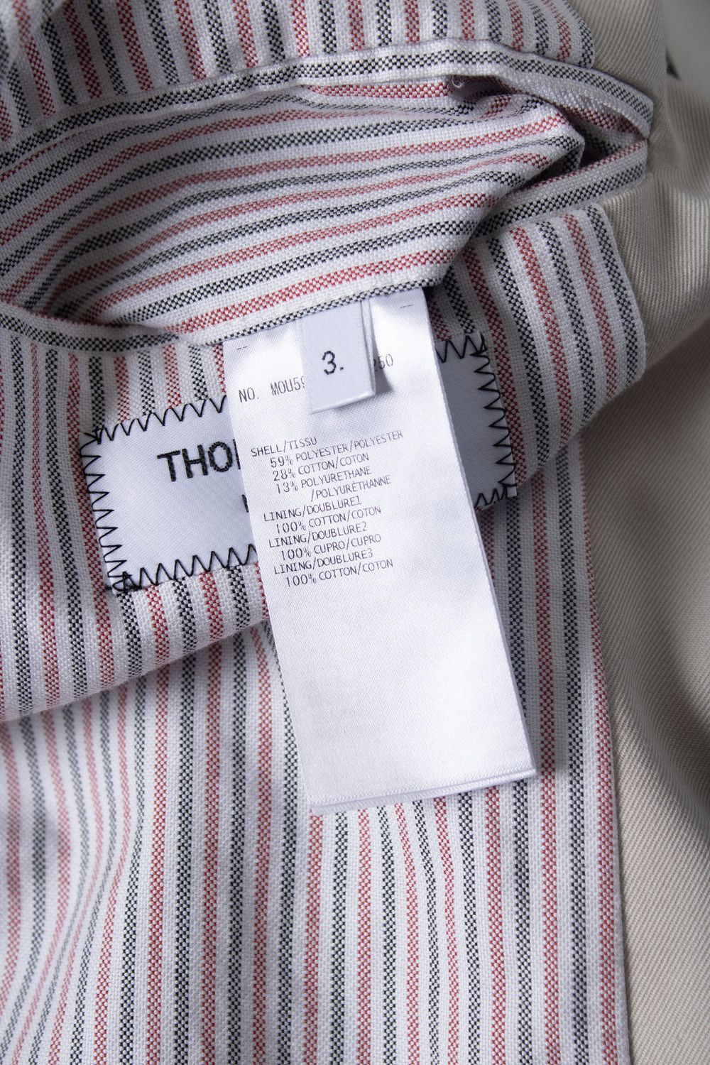 Thom Browne Thom Browne, beige trench coat Size US L / EU 52-54 / 3 - 6 Thumbnail