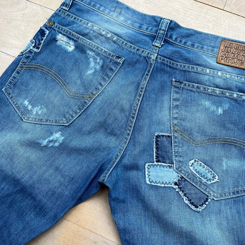 Affliction Red Bridge distressed denim jeans faded Size US 34 / EU 50 - 8 Thumbnail