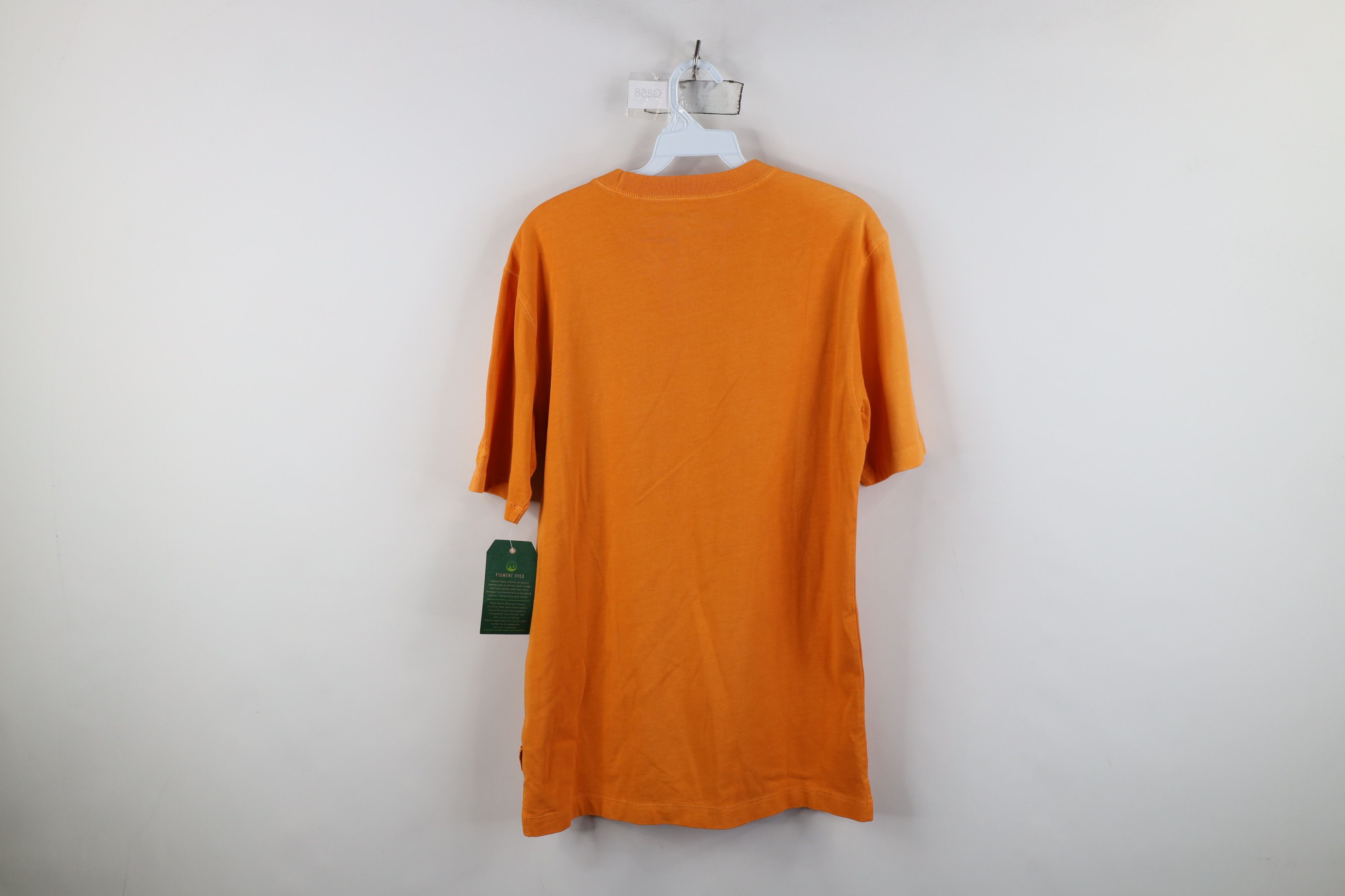 Woolrich Woolen Mills Deadstock Vintage Y2K Woolrich Dye T-Shirt Orange Cotton Size US L / EU 52-54 / 3 - 11 Thumbnail