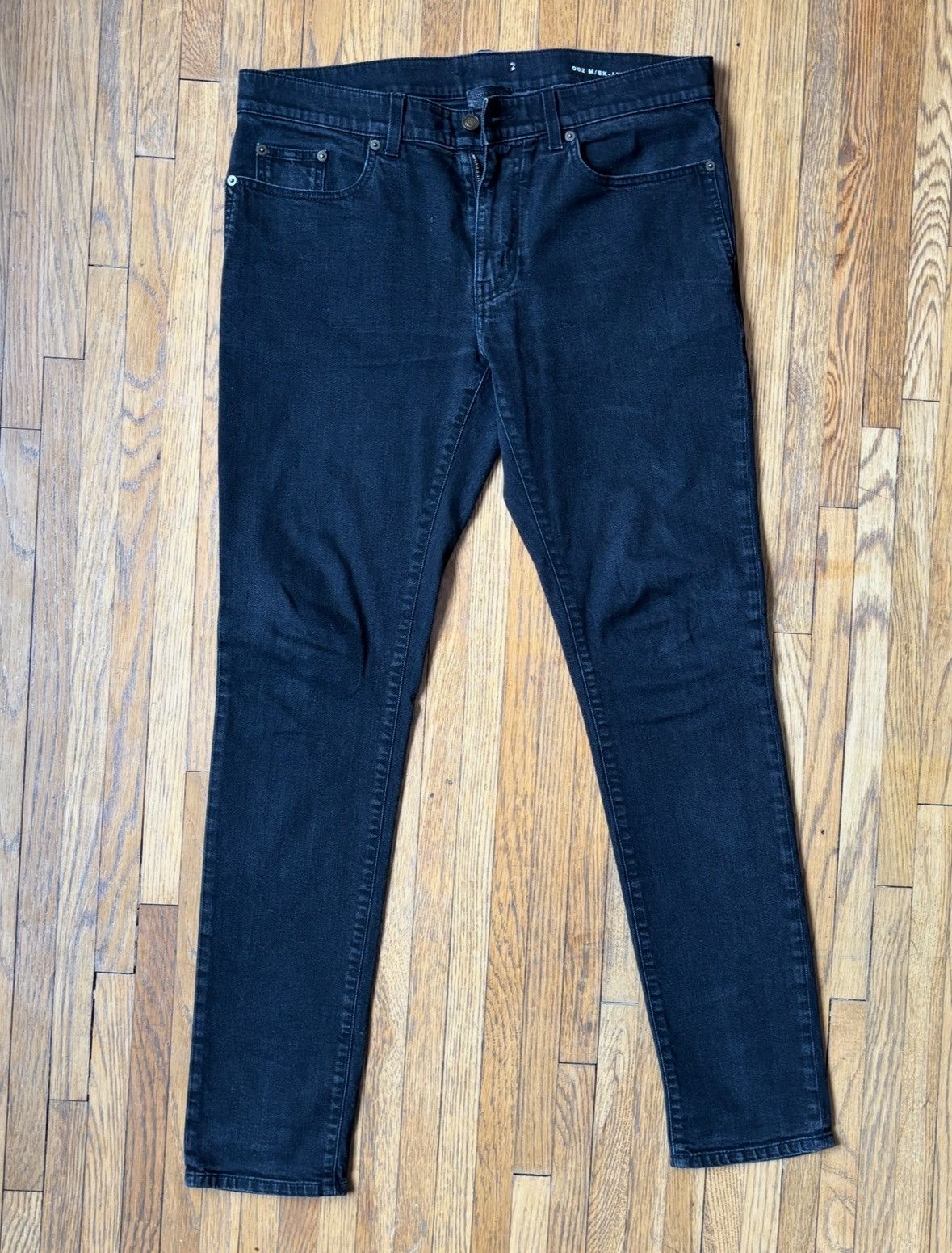 Black low rise d02 SLP skinny jeans