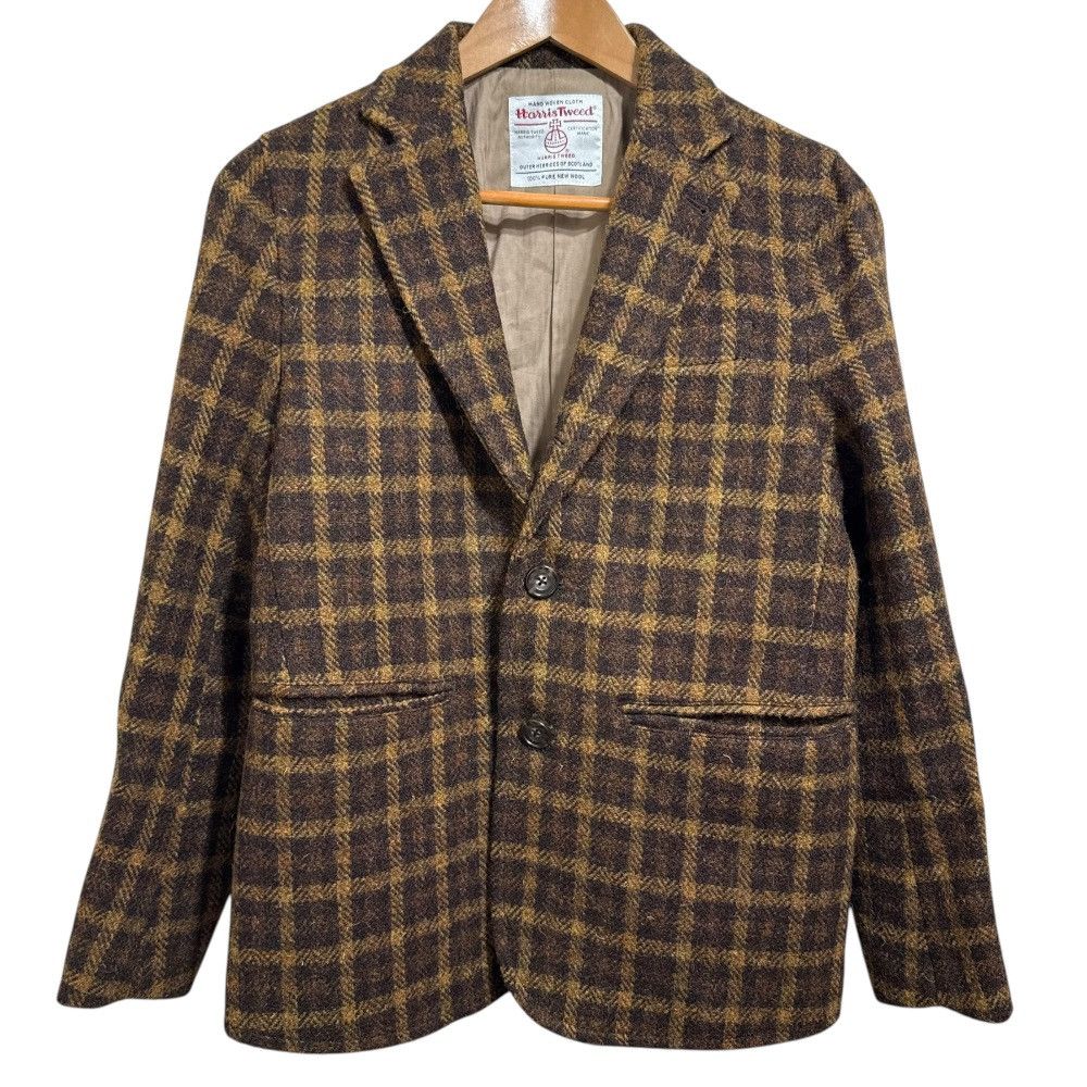 Other Other BEAMS BOY Harris Tweed Check Tweed Tailored Jacket Others Outerwear DUTY FREE for USA Size ONE SIZE - 1 Thumbnail