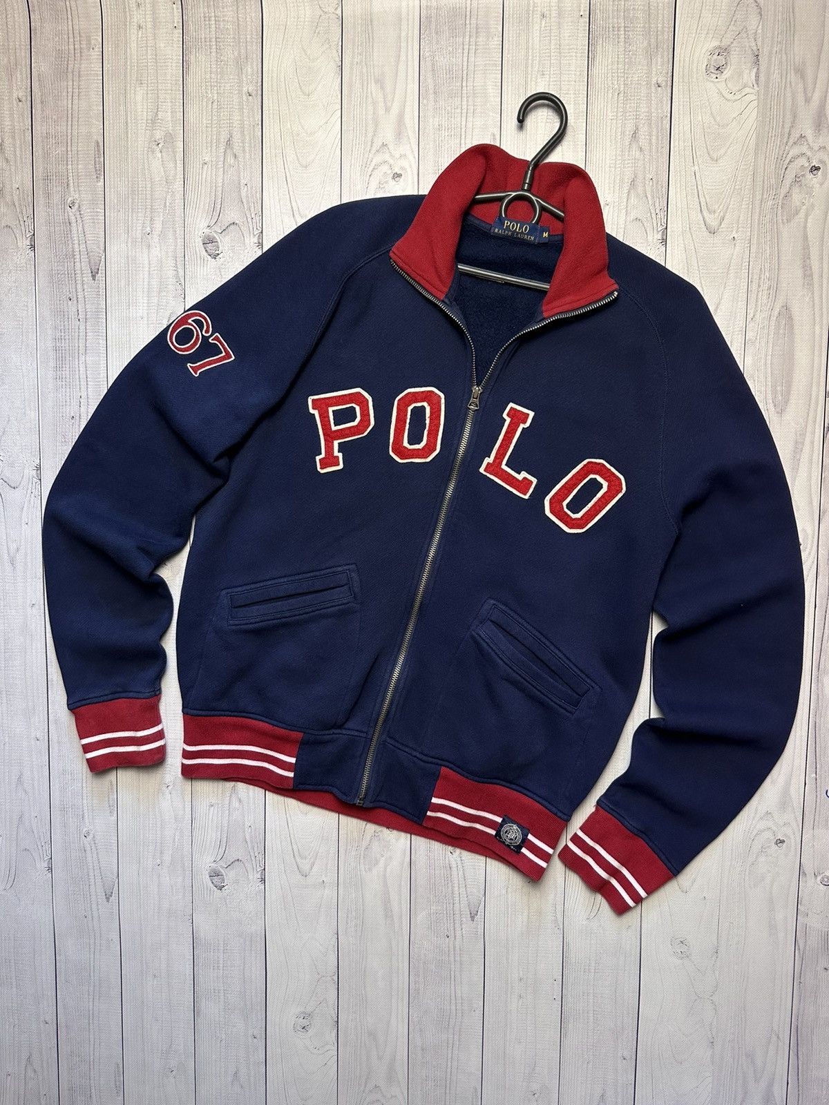 Vintage polo Ralph Lauren jacket size M big logo