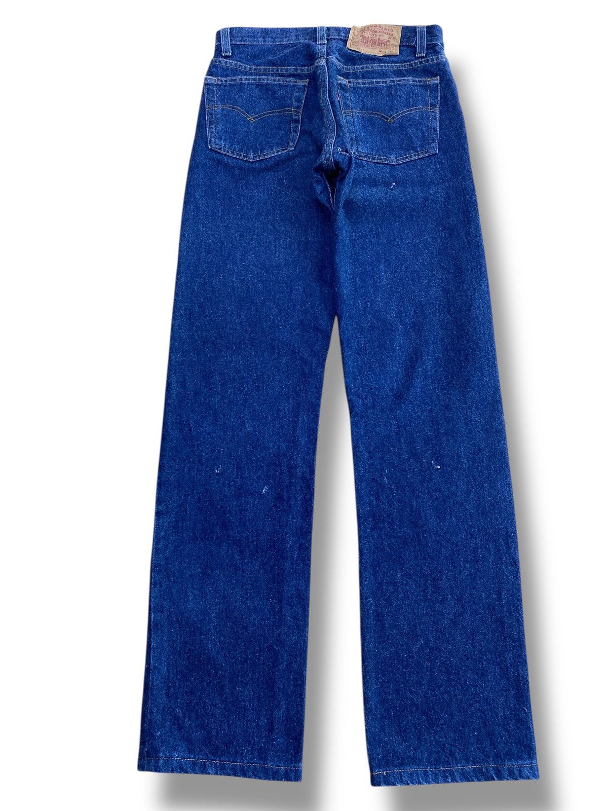 Levi's Levi’s Vintage Dark Blue Wash Style Straight Cut Jeans Size US 26 / EU 42 - 3 Thumbnail