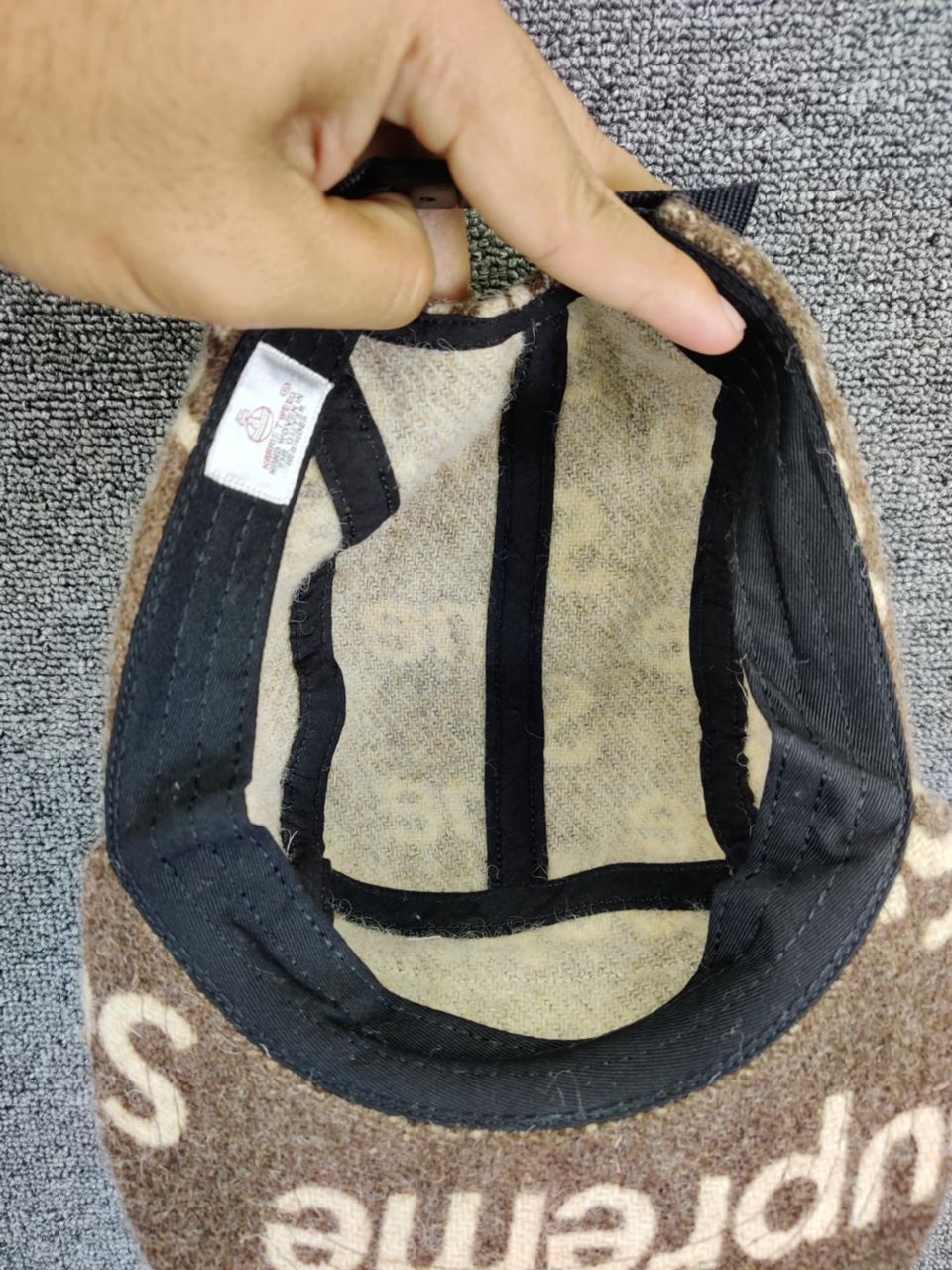 Supreme 18AW Supreme Harris Tweed Camp Cap Size ONE SIZE - 9 Thumbnail