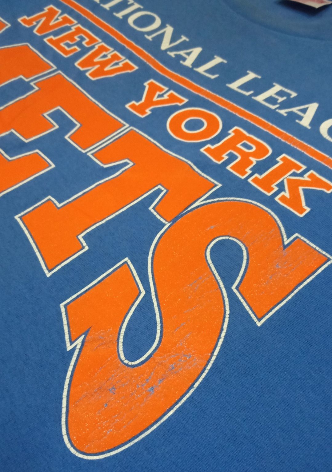 MLB × Vintage Vintage 90s MLB New York Mets T-shirt Size US L / EU 52-54 / 3 - 8 Thumbnail
