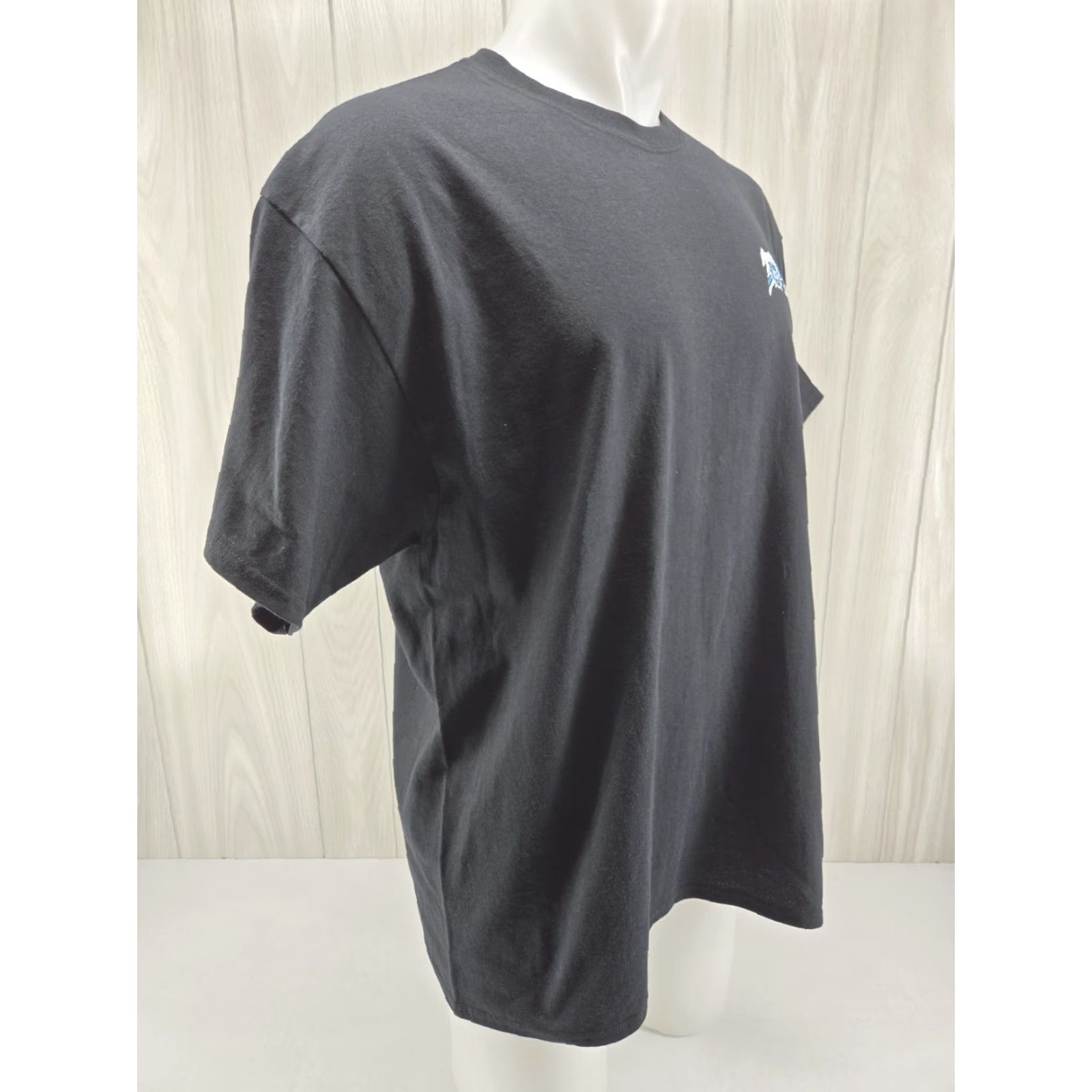 Port & Company VINTAGE Blue Blood Brotherhood Police T Shirt XL Black Size US XL / EU 56 / 4 - 7 Thumbnail