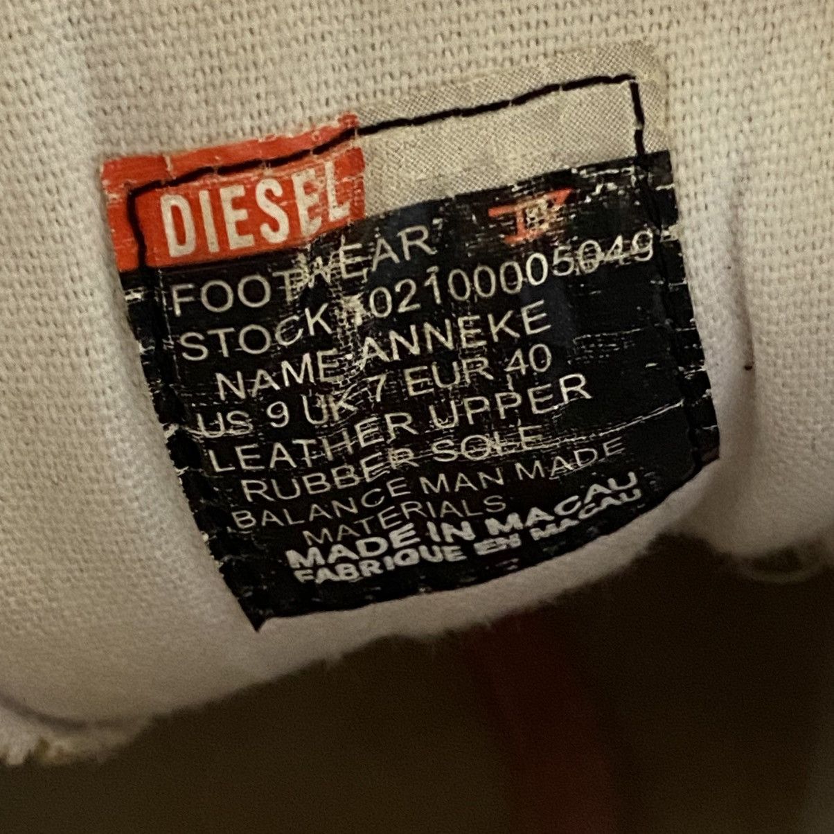 Diesel Archive Diesel Anneke Painted Maison Margiela Vibe Shoes Y2K Size US 7 / EU 40 - 8 Thumbnail