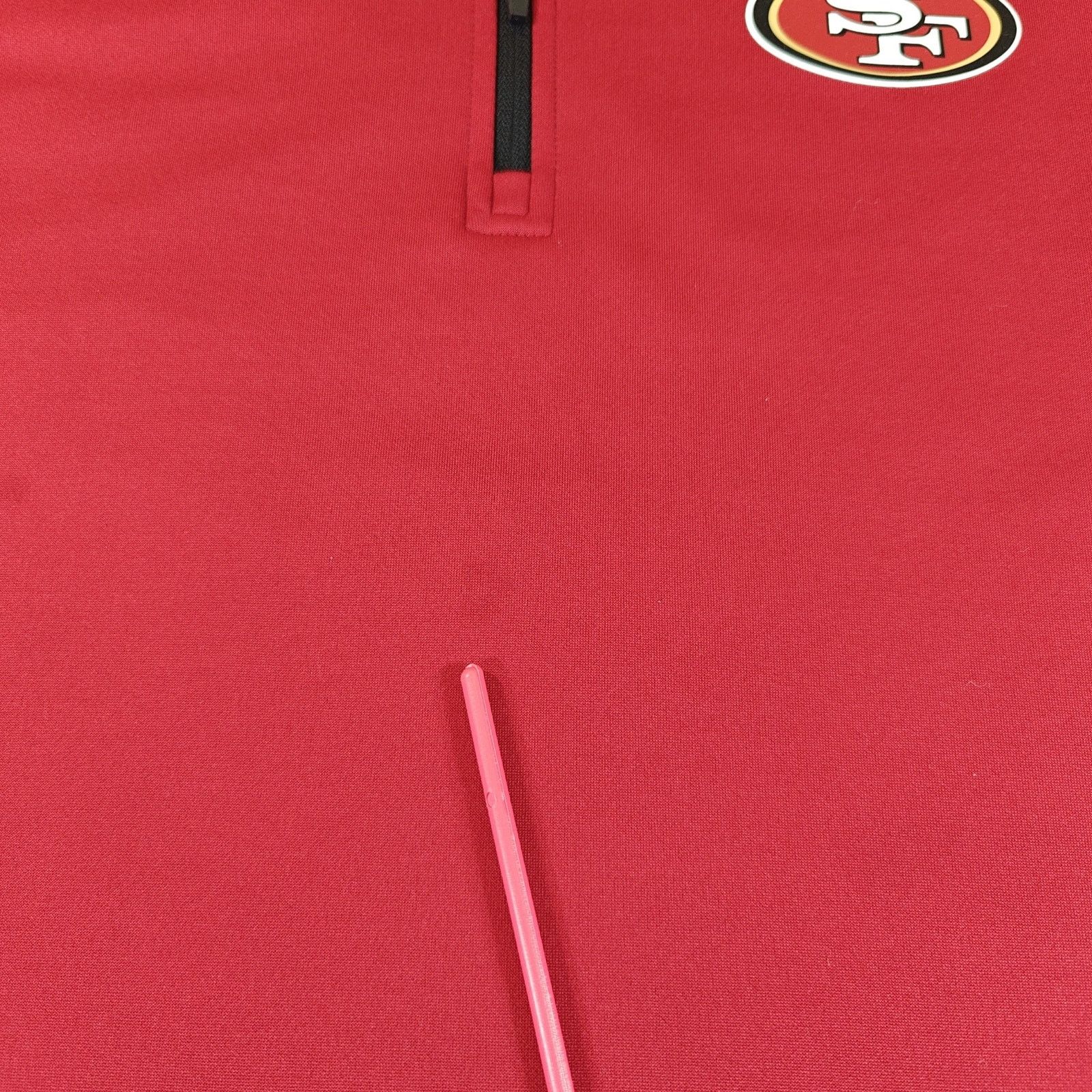 NFL NFL San Francisco 49ers fleece 1/4 zip top sz S Size US S / EU 44-46 / 1 - 6 Thumbnail