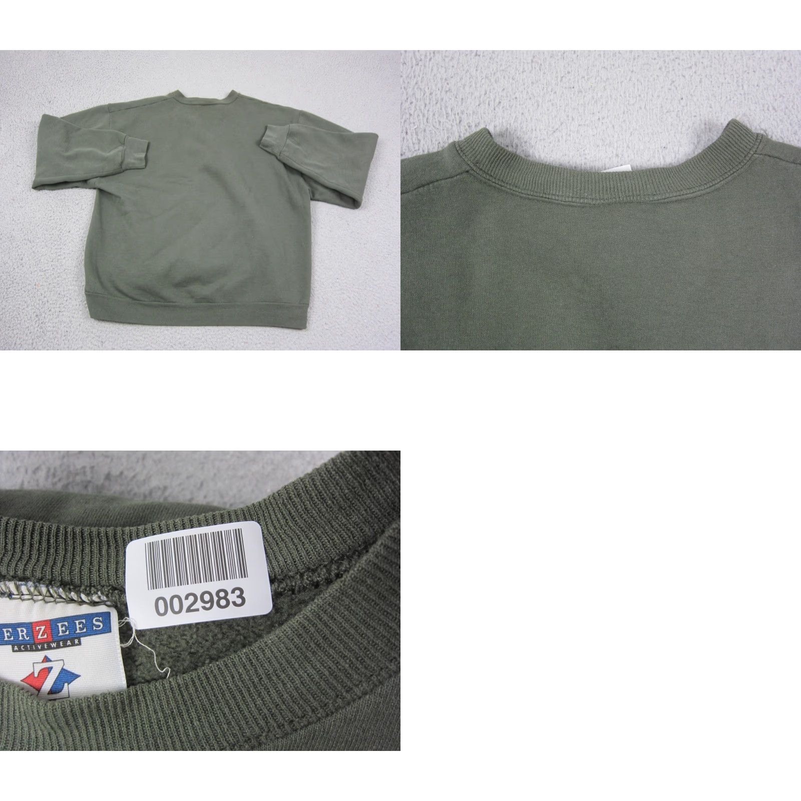 Jerzees VINTAGE Jerzees Sweatshirt Mens L Green Crewneck Jerzees 90s Crew Size US L / EU 52-54 / 3 - 8 Thumbnail