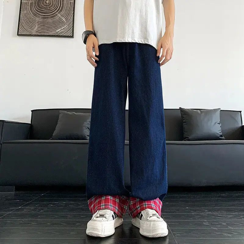 Japanese Brand Retro loose straight leg micro flared jeans Size US 32 / EU 48 - 1 Thumbnail