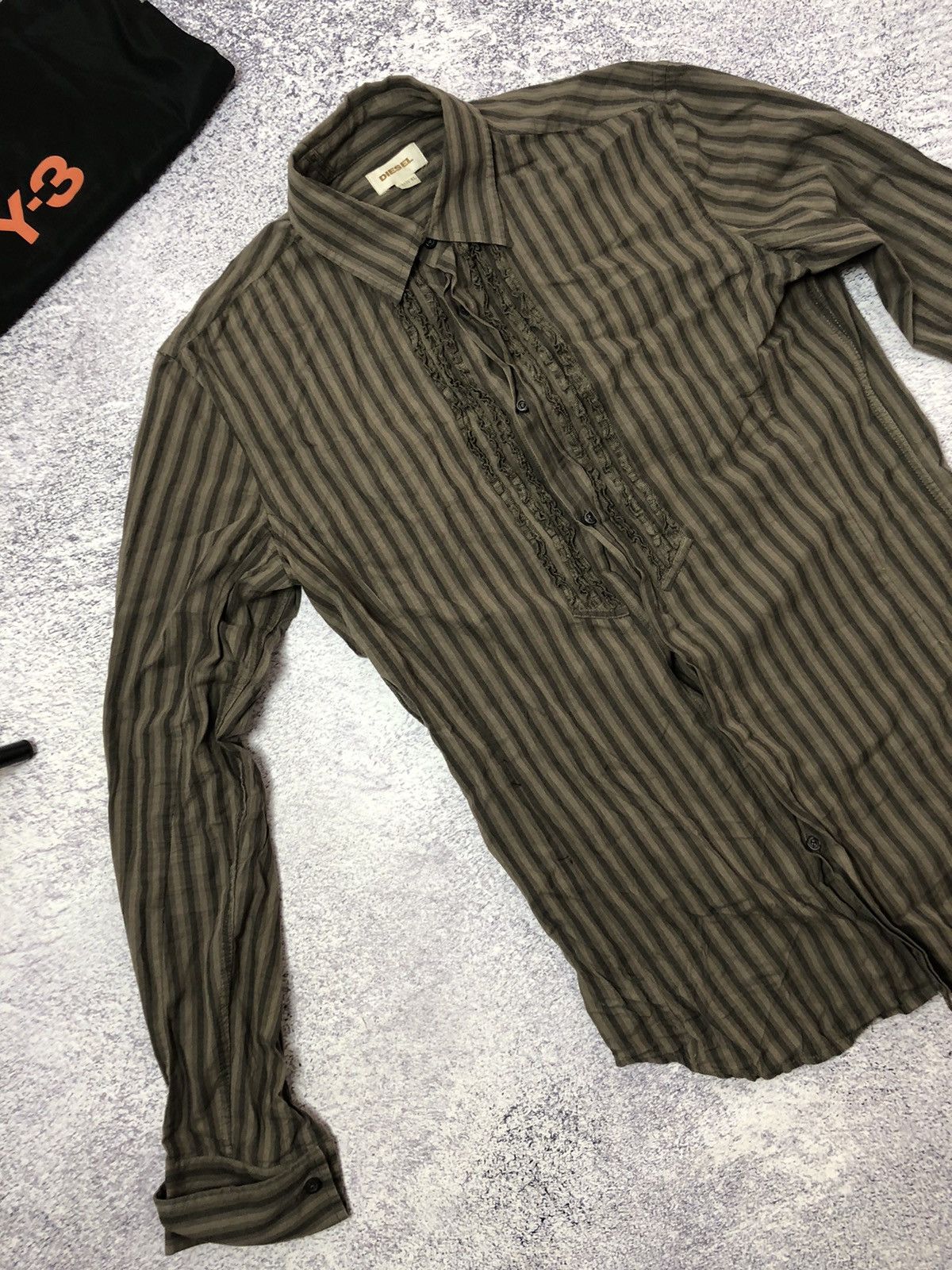 Diesel Men's shirt Diesel y2k size Xl y2k luxury USA men’s casual Size US XL / EU 56 / 4 - 3 Thumbnail