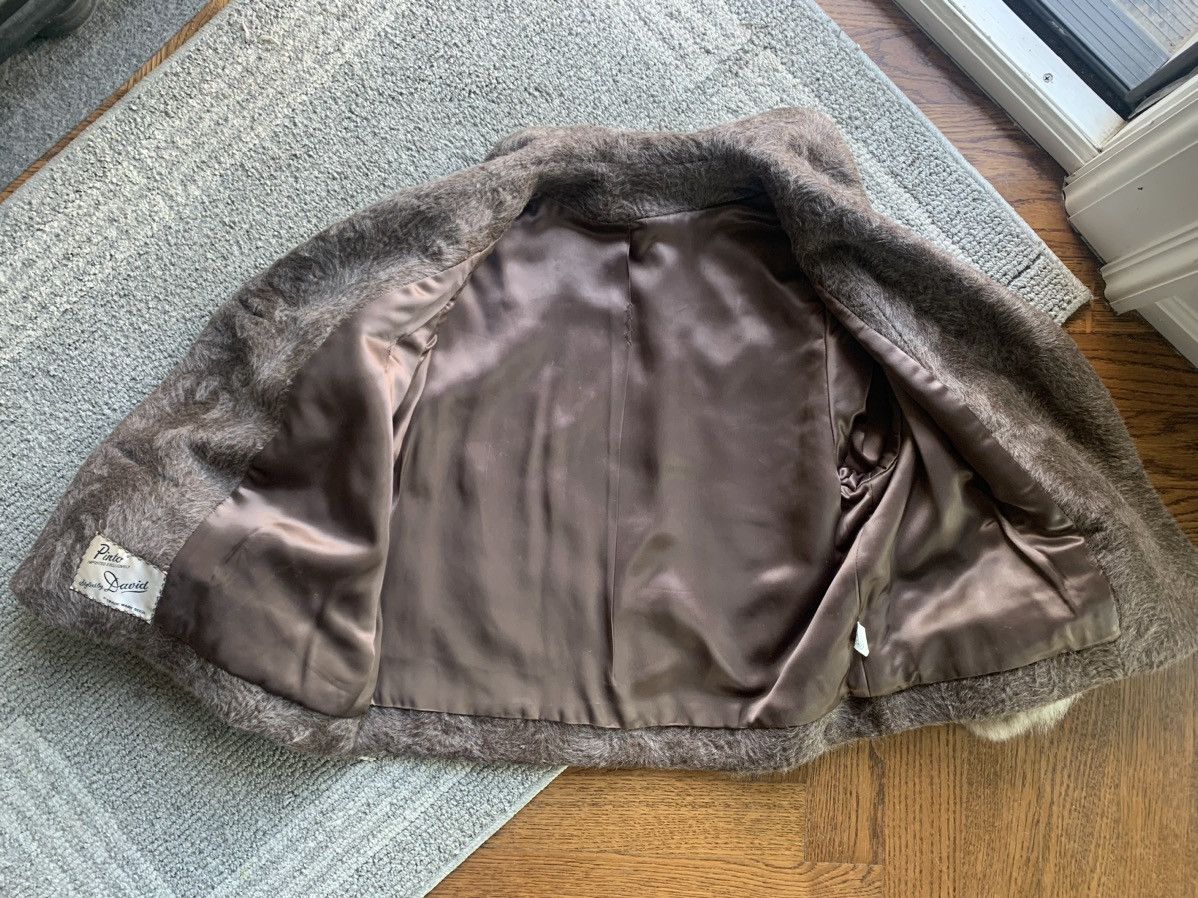 Vintage Vintage Fur Coat Skirt Set Chanel Blazer Fox Two Piece Wool Size XS / US 0-2 / IT 36-38 - 9 Thumbnail