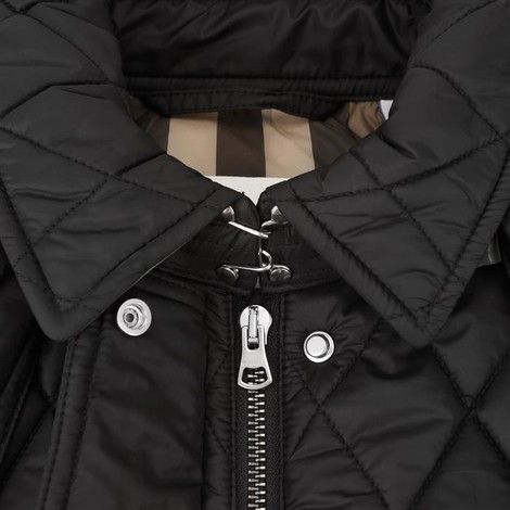 Burberry o1B3y1r0426 Quilted Jacket in Black Size XS / US 0-2 / IT 36-38 - 5 Thumbnail