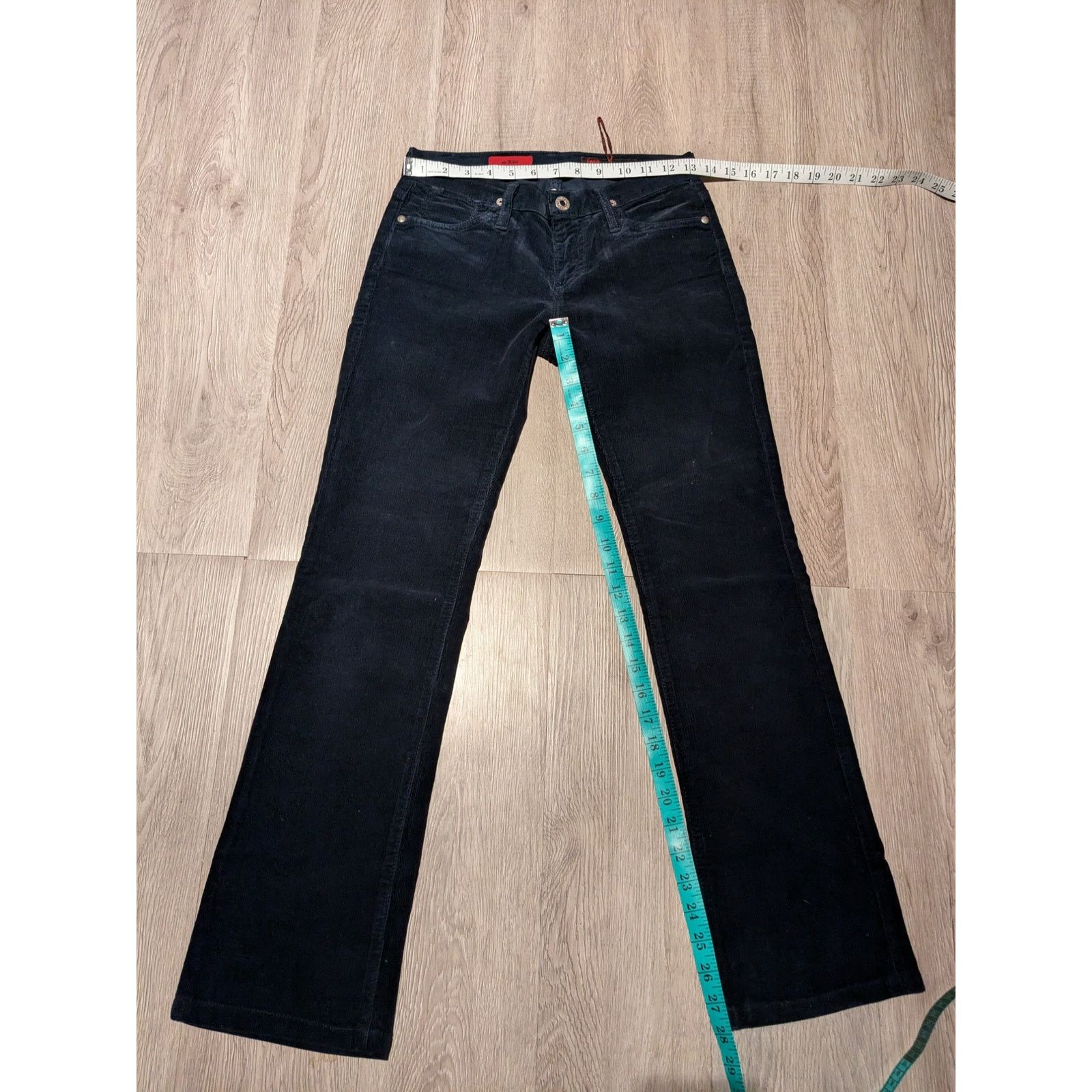 AG Adriano Goldschmied AG Adriano Goldschmied - The kiss boot cut Corduroy/ 25R/BLk Size 25" / US 0 / IT 36 - 3 Thumbnail