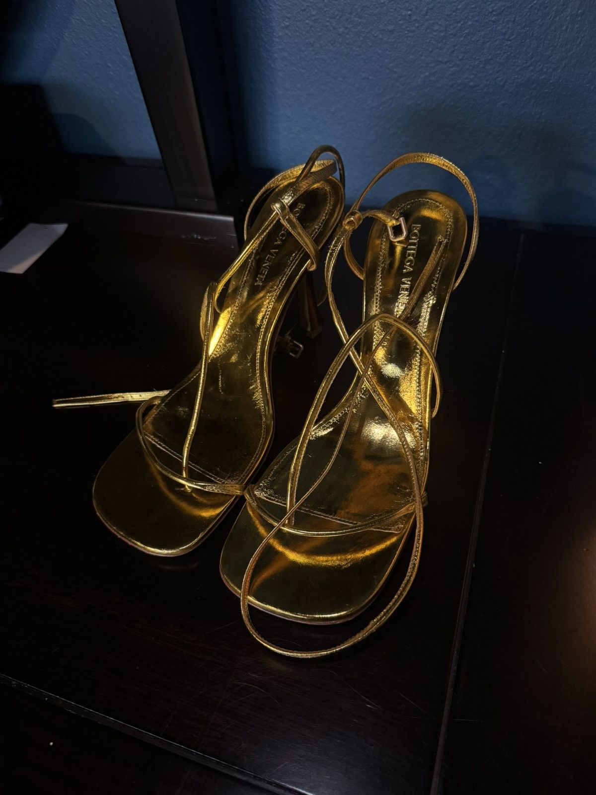 Bottega Veneta Bloc Leather Heels