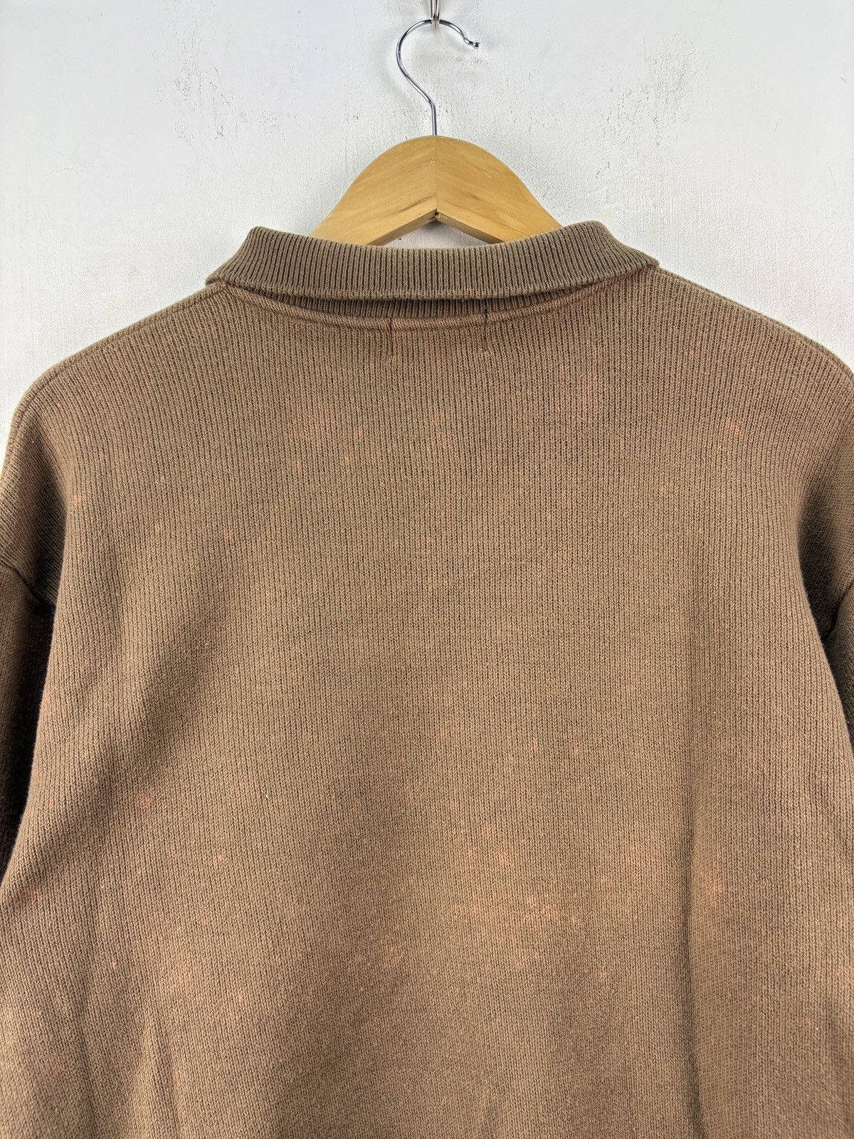 Fred Perry Vintage 90s Fred Perry Sweater Cable Jumper Knitwear Boxy Size US L / EU 52-54 / 3 - 7 Thumbnail