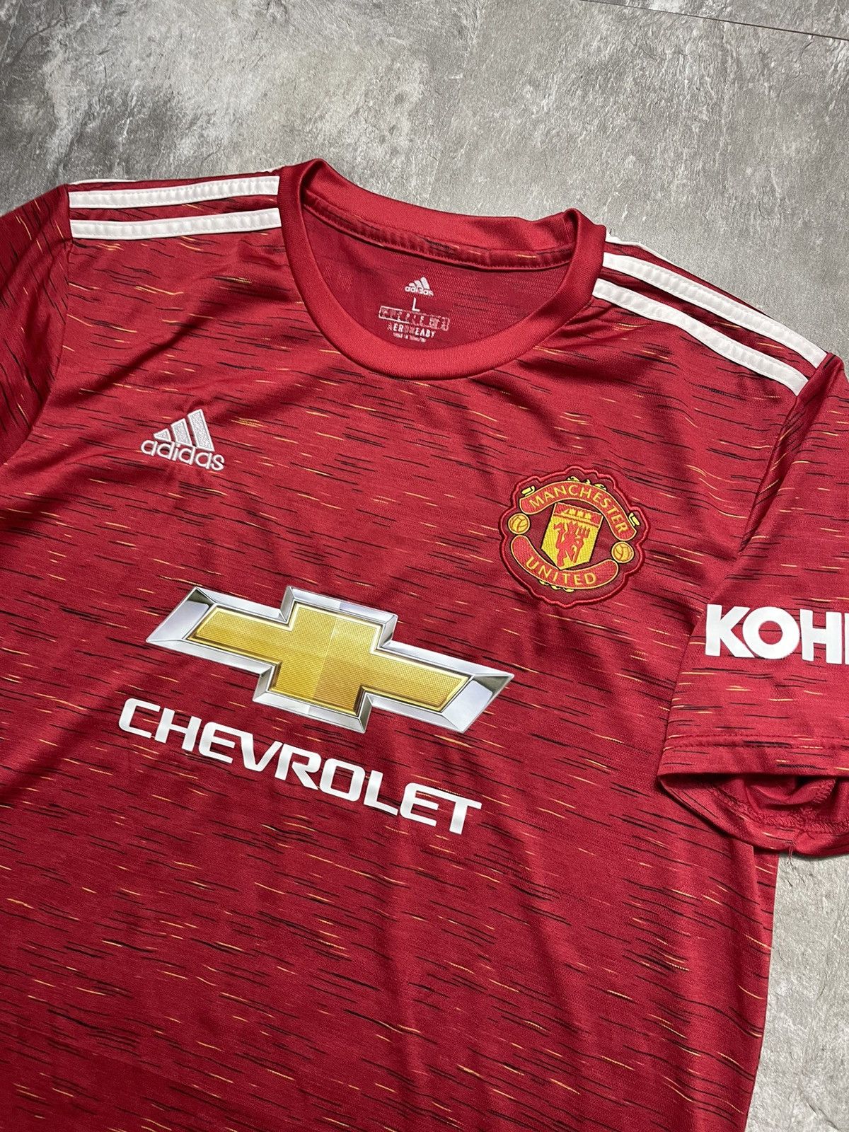 Adidas Adidas Manchester United 2020 2021 Home Soccer Shirt Jersey Size US L / EU 52-54 / 3 - 2 Thumbnail