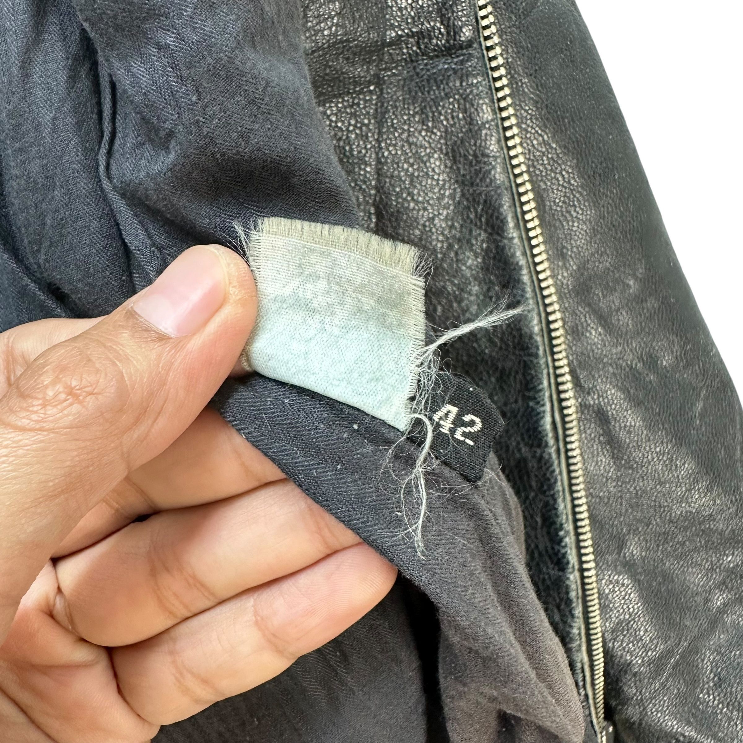 Vintage MARCO TAGLIAFERRI Vintage Leather Jacket #012-1426 Size M / US 6-8 / IT 42-44 - 10 Thumbnail