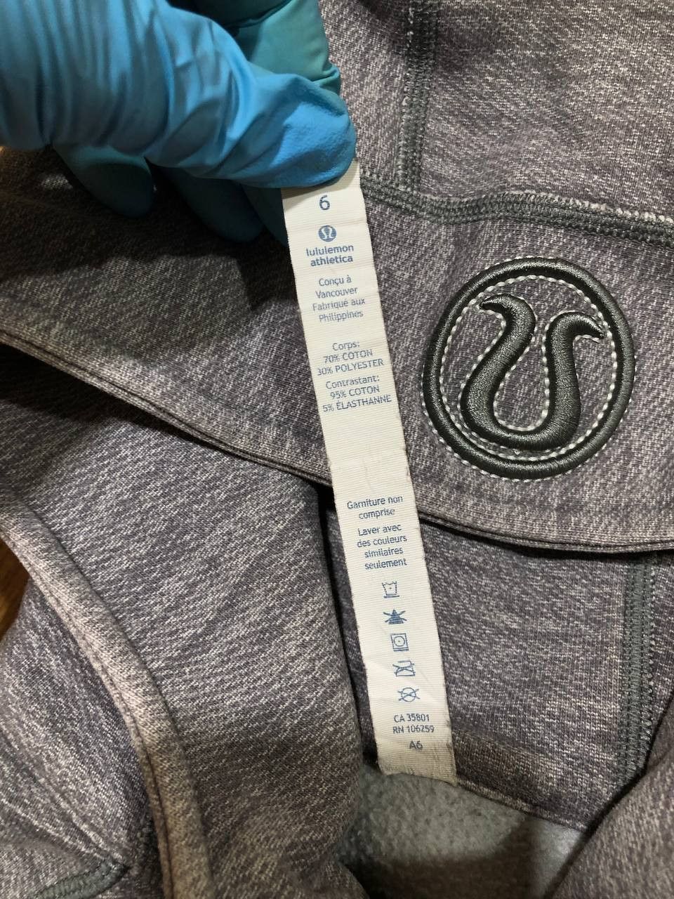 Lululemon Vintage Lululemon Streetwear Full Zip Hoodie Size 6 Size M / US 6-8 / IT 42-44 - 3 Thumbnail