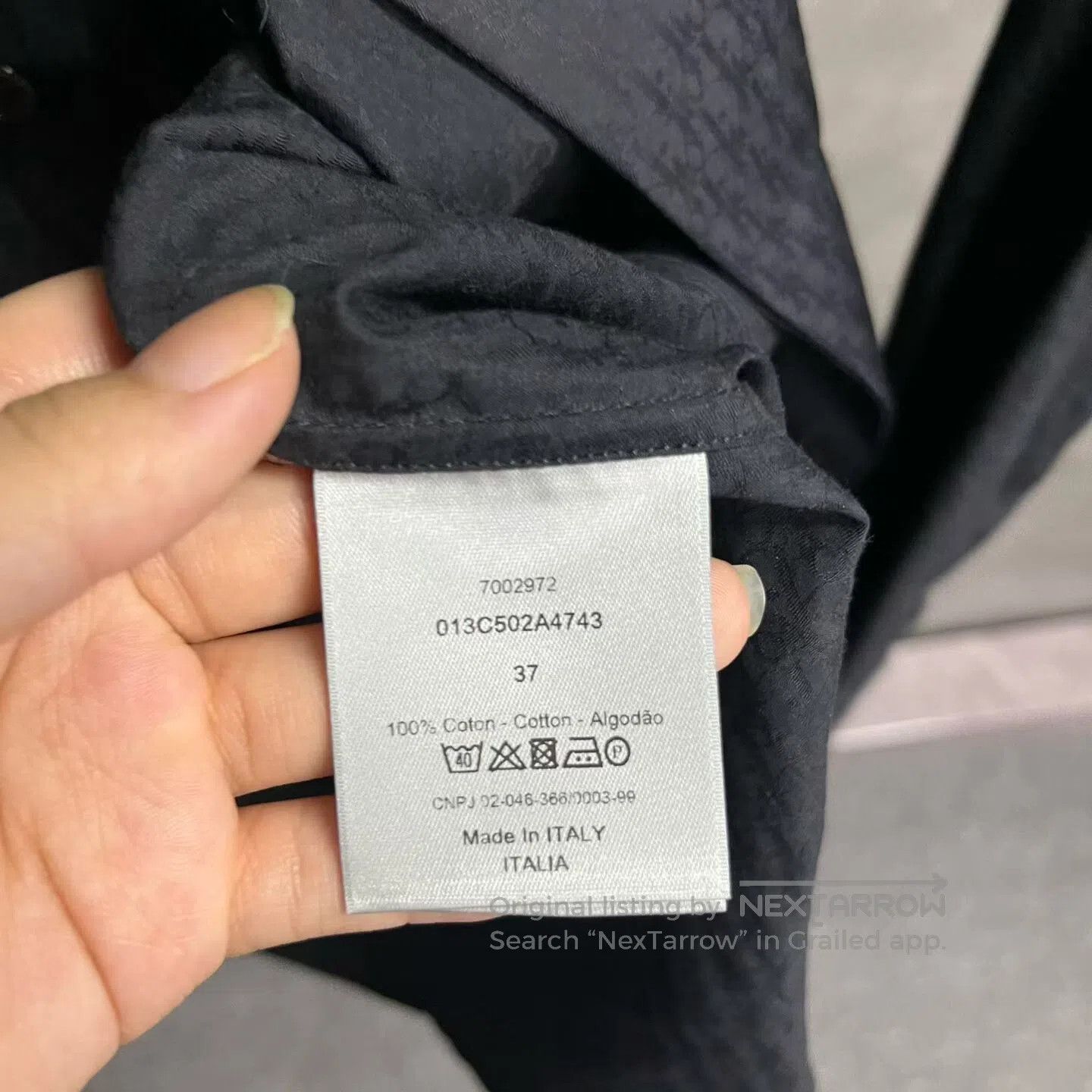 Dior Dior Solid-color logo lettered high-neck short-sleeve hood Size US L / EU 52-54 / 3 - 3 Thumbnail