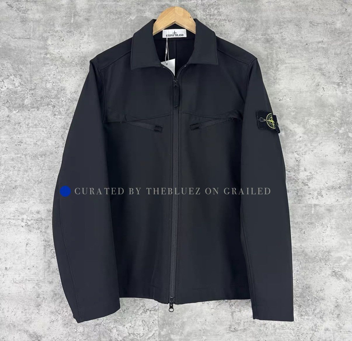 Stone Island Lightweight Black Soft Shell Jacket in Size S Size US S / EU 44-46 / 1 - 1 Thumbnail
