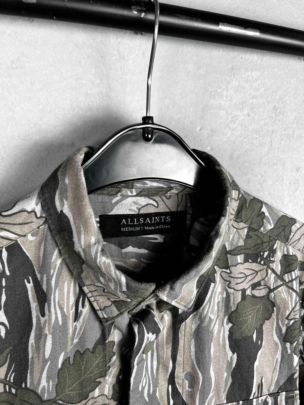 Allsaints Allsaints Leaf Forest Camo Pattern Hidden Shirt Size US M / EU 48-50 / 2 - 6 Thumbnail